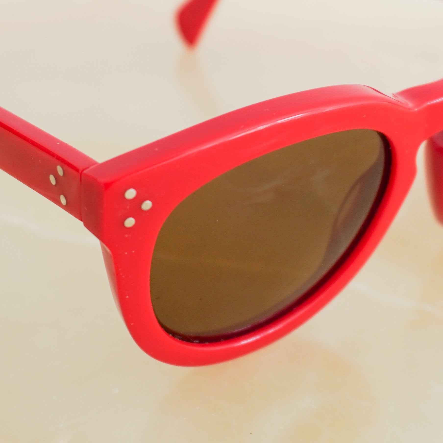 Celine Red Oversized Round Sunglasses CL41801/S J70HK (RRP £340) | Authentic Preloved FINAL SALE