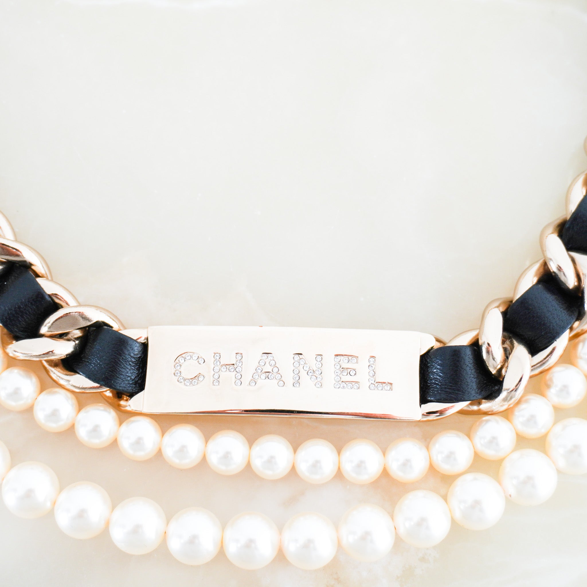 Chanel Leather Chain And Pearl Belt RRP £1990 | FINAL SALE Authentic Preloved