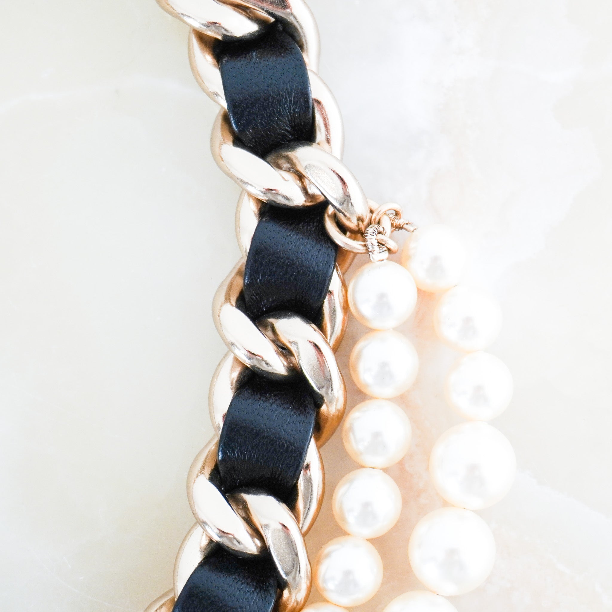 Chanel Leather Chain And Pearl Belt RRP £1990 | FINAL SALE Authentic Preloved