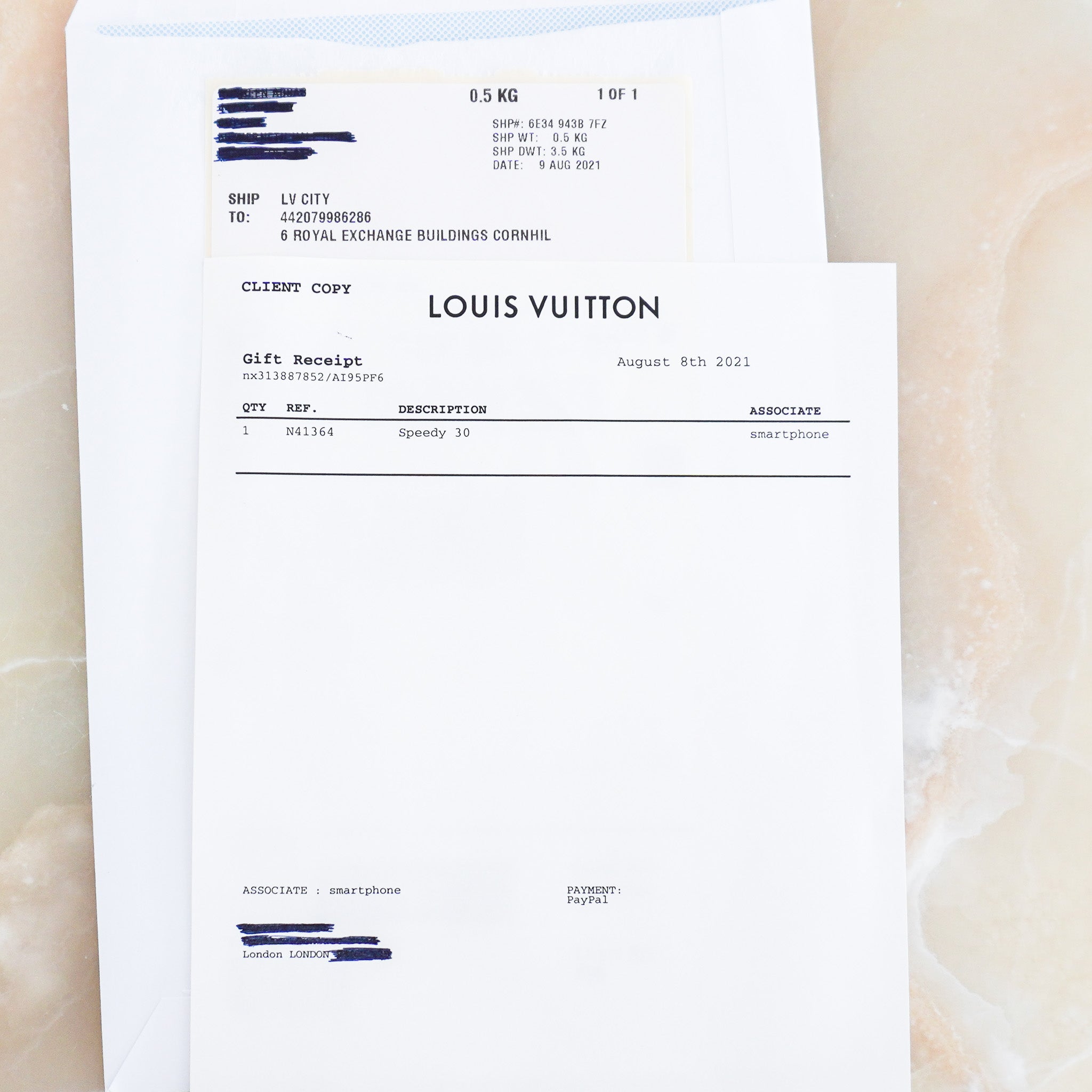 Louis Vuitton Speedy Bandoulière Damier Ebene 30 Bag RRP £1490 | Authentic Preloved