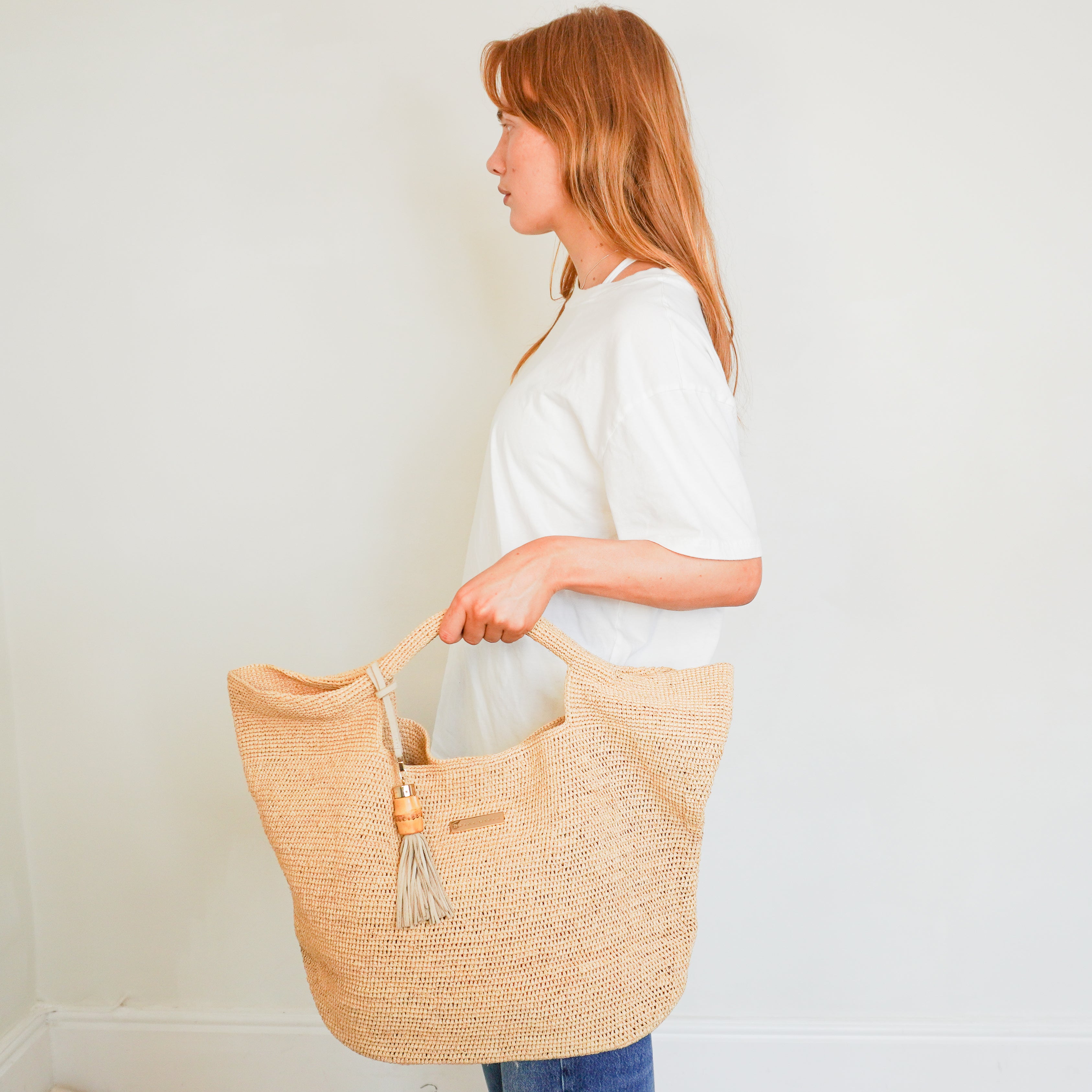 Heidi Klein Grace Bay Raffia Bucket Bag (RRP £138) | Authentic Preloved