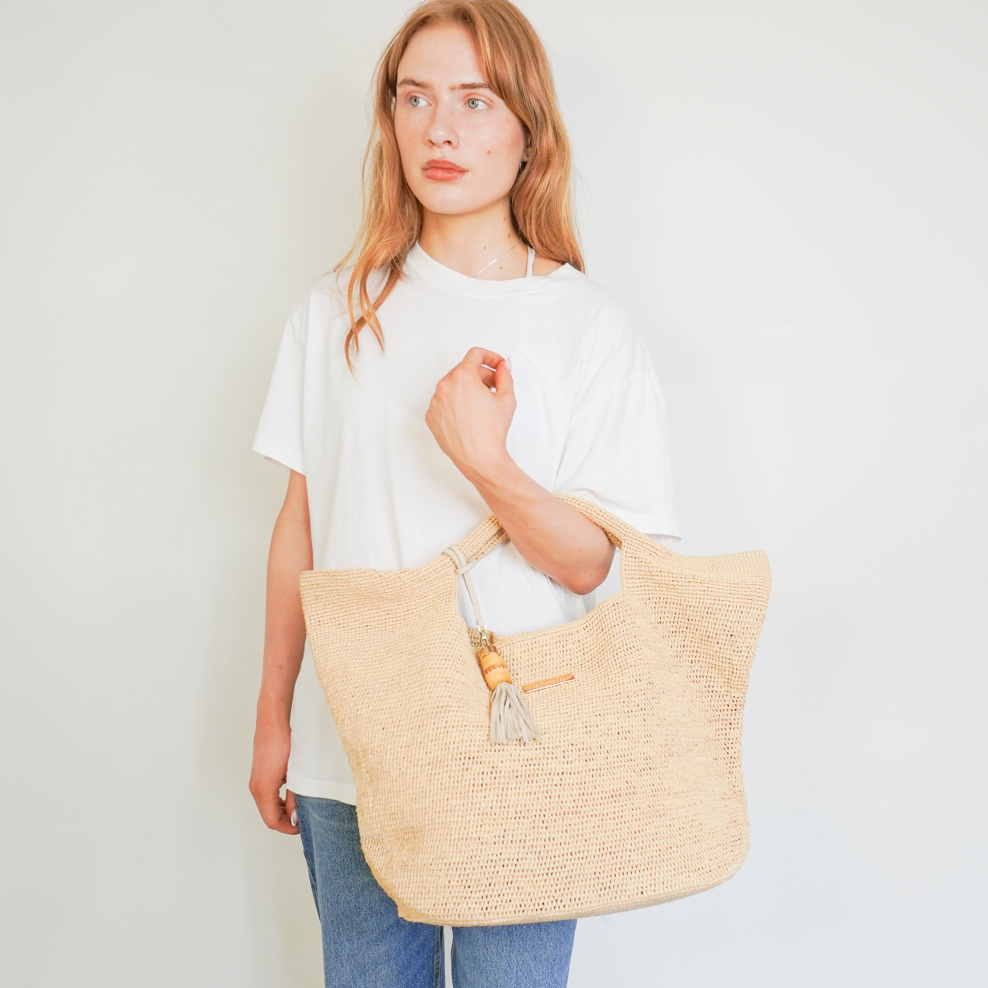 Heidi Klein Grace Bay Raffia Bucket Bag (RRP £138) | Authentic Preloved