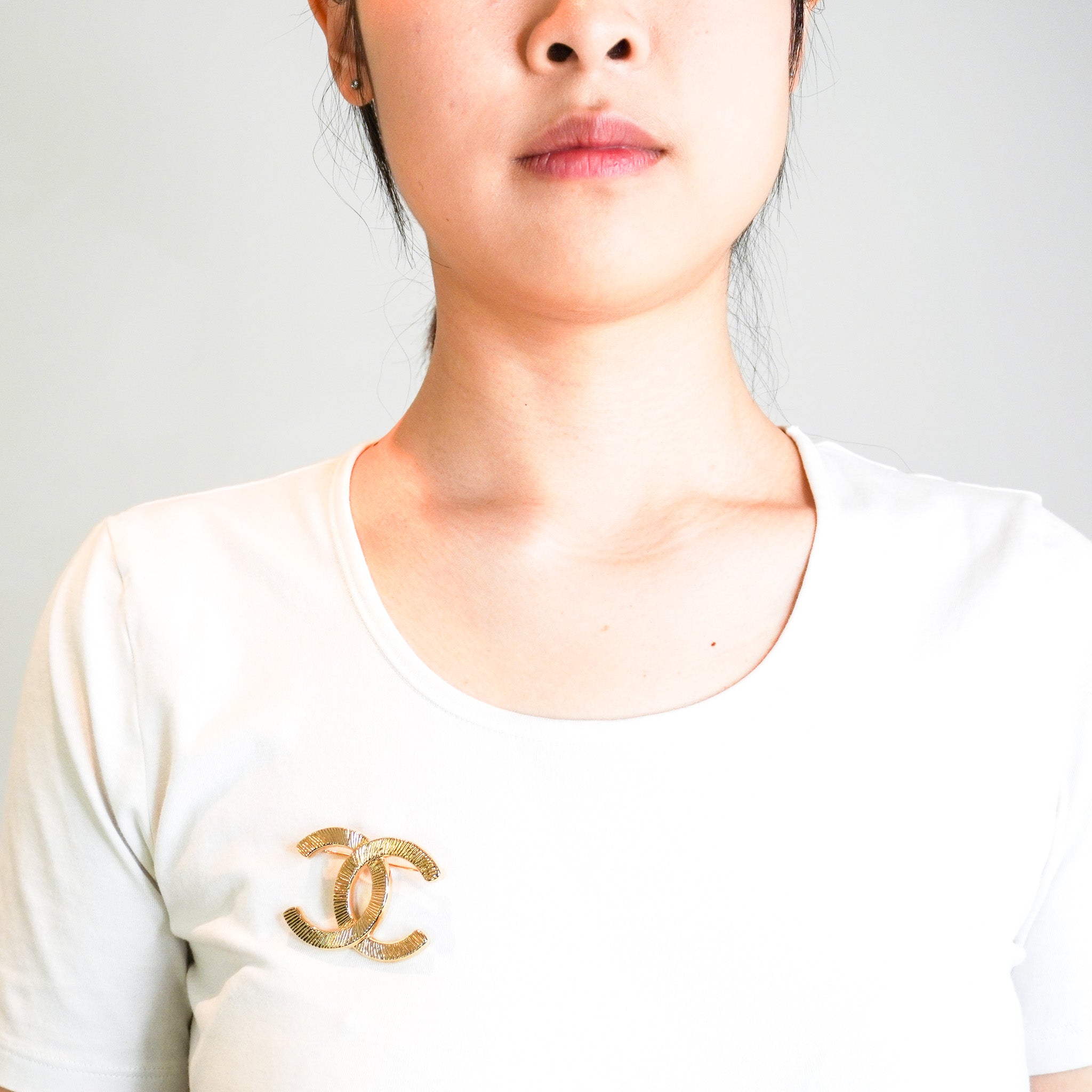 Chanel Large CC Logo Brooch in Gold RRP £770 | Authentic Preloved FINAL SALE