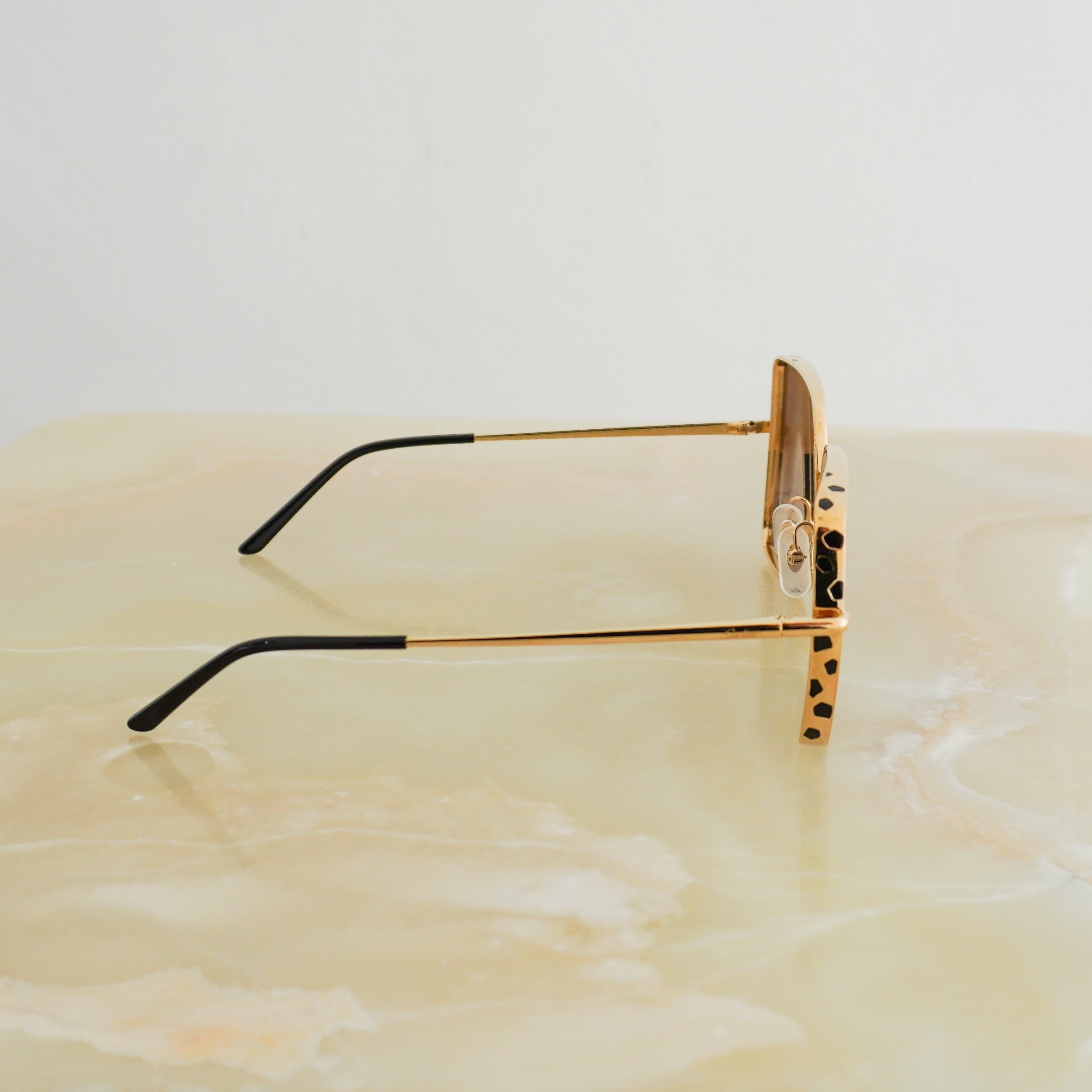 Cartier Panthère De Cartier Gold-Tone Square Sunglasses (RRP £865) | Authentic Preloved FINAL SALE