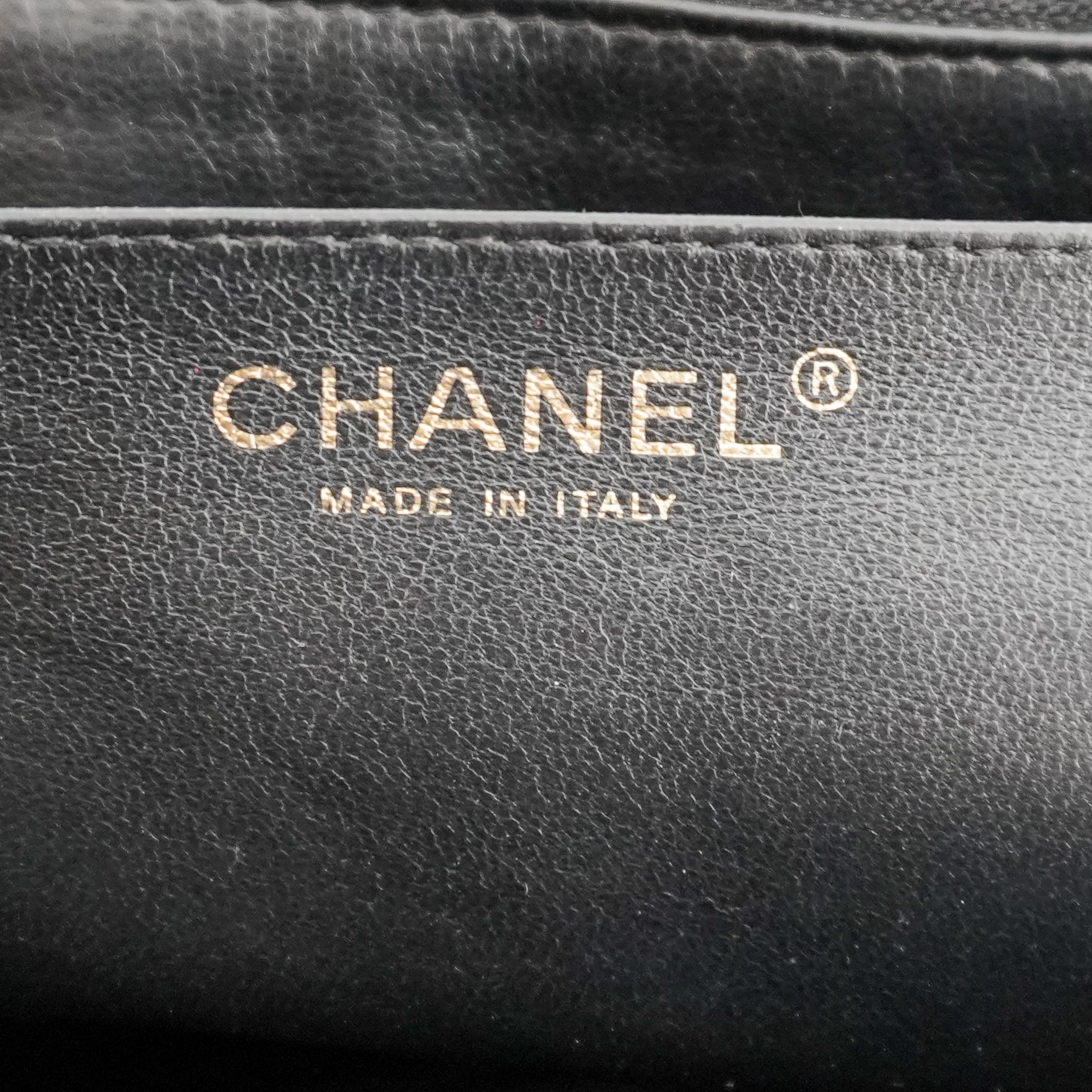 Chanel Black Large Classic Single Flap Bag Lambskin with Gold-Tone Hardware (RRP £9830) | Authentic Preloved