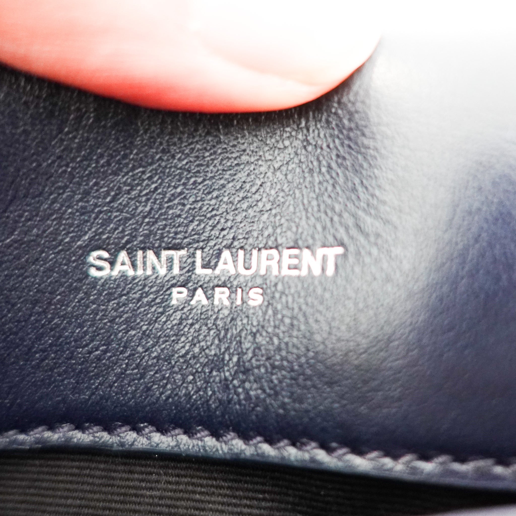 Saint Laurent Navy West Hollywood Fold Over Bag RRP £903 | Authentic Preloved
