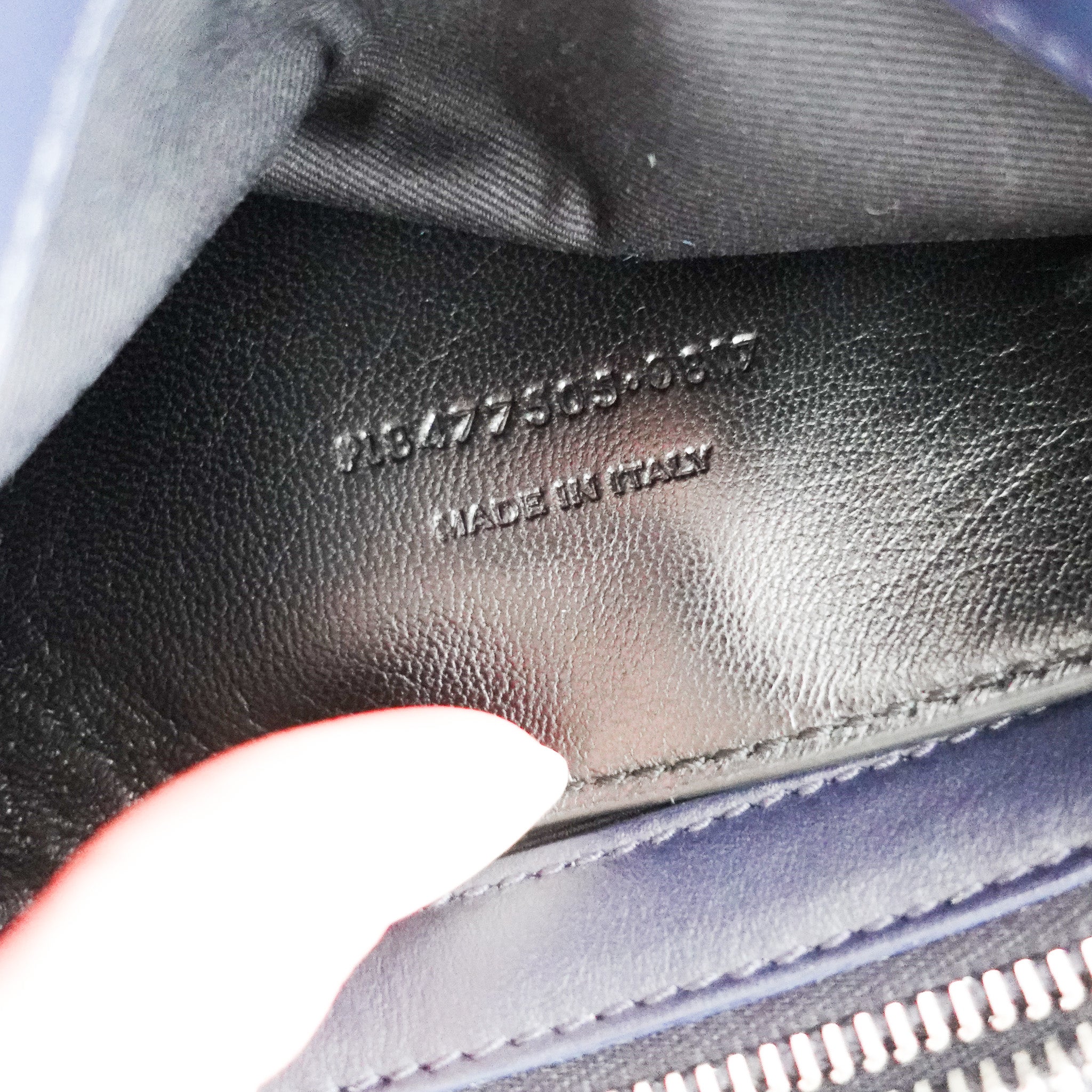 Saint Laurent Navy West Hollywood Fold Over Bag RRP £903 | Authentic Preloved
