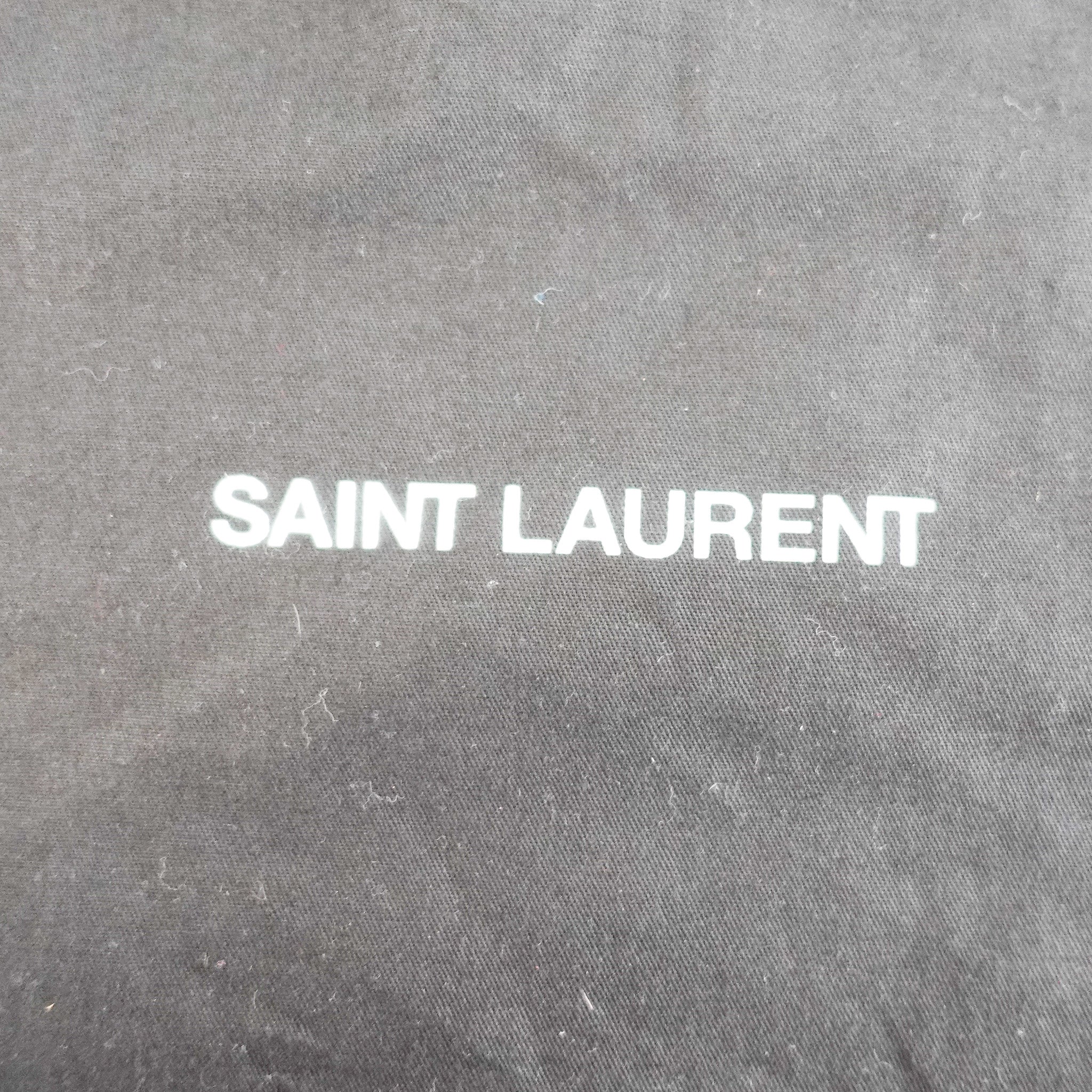 Saint Laurent Navy West Hollywood Fold Over Bag RRP £903 | Authentic Preloved