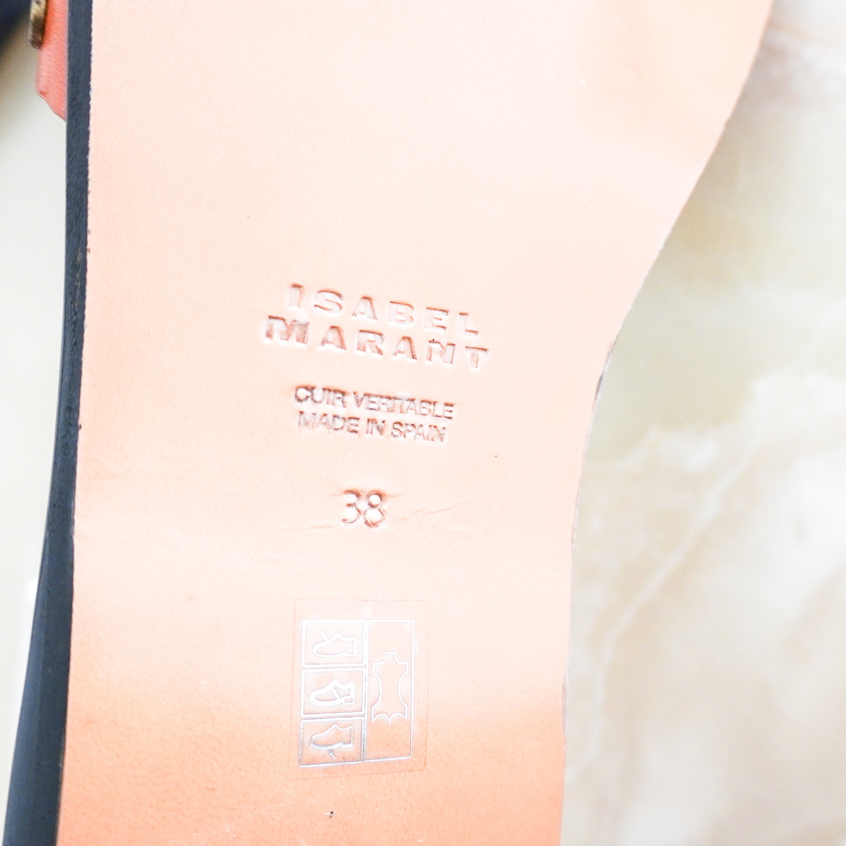 NEW Isabel Marant Brown Studded Sandals RRP £420 | Authentic Preloved