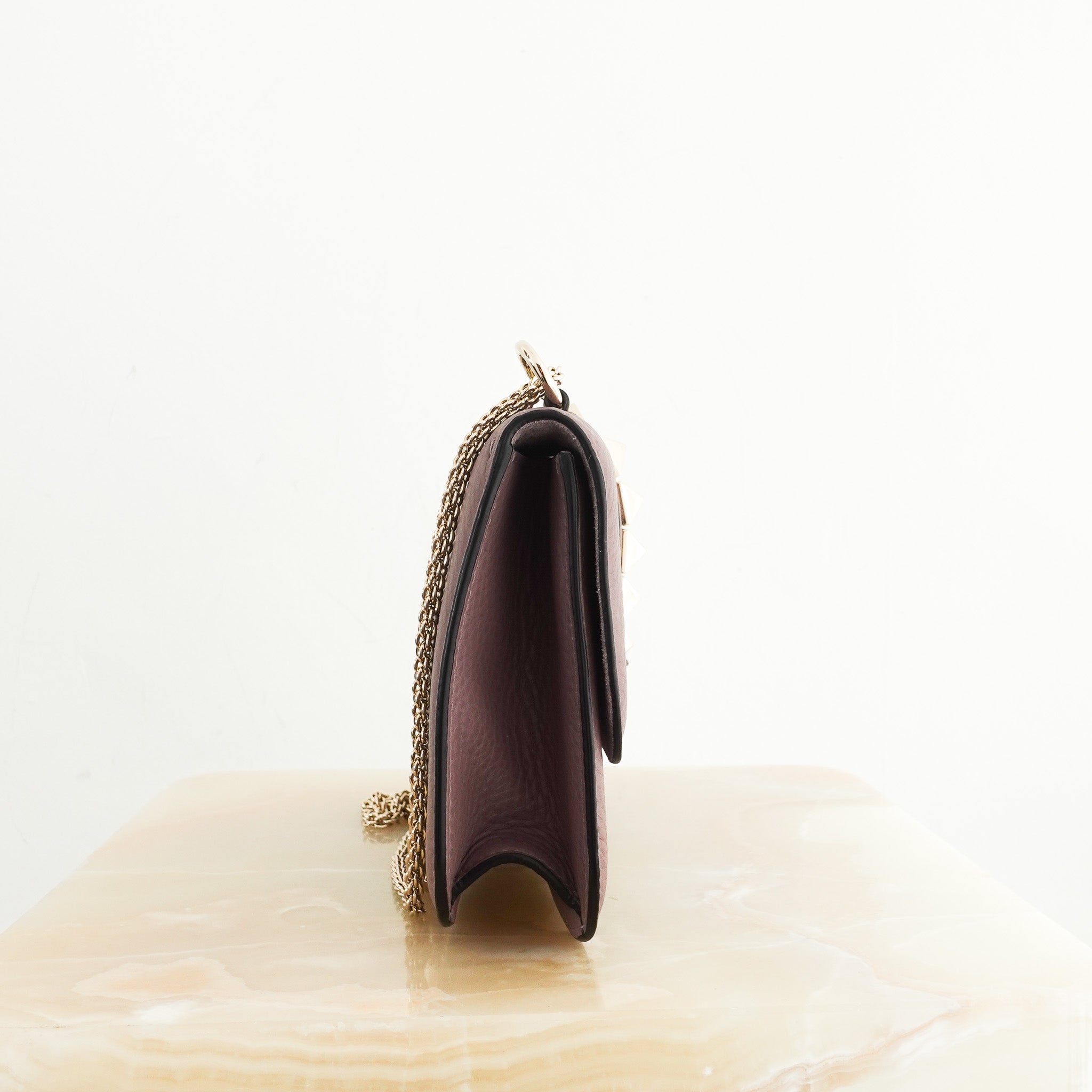 RARE Valentino Glam Lock Bag in Purple rrp £1600 | Authentic Preloved - Reloved Again