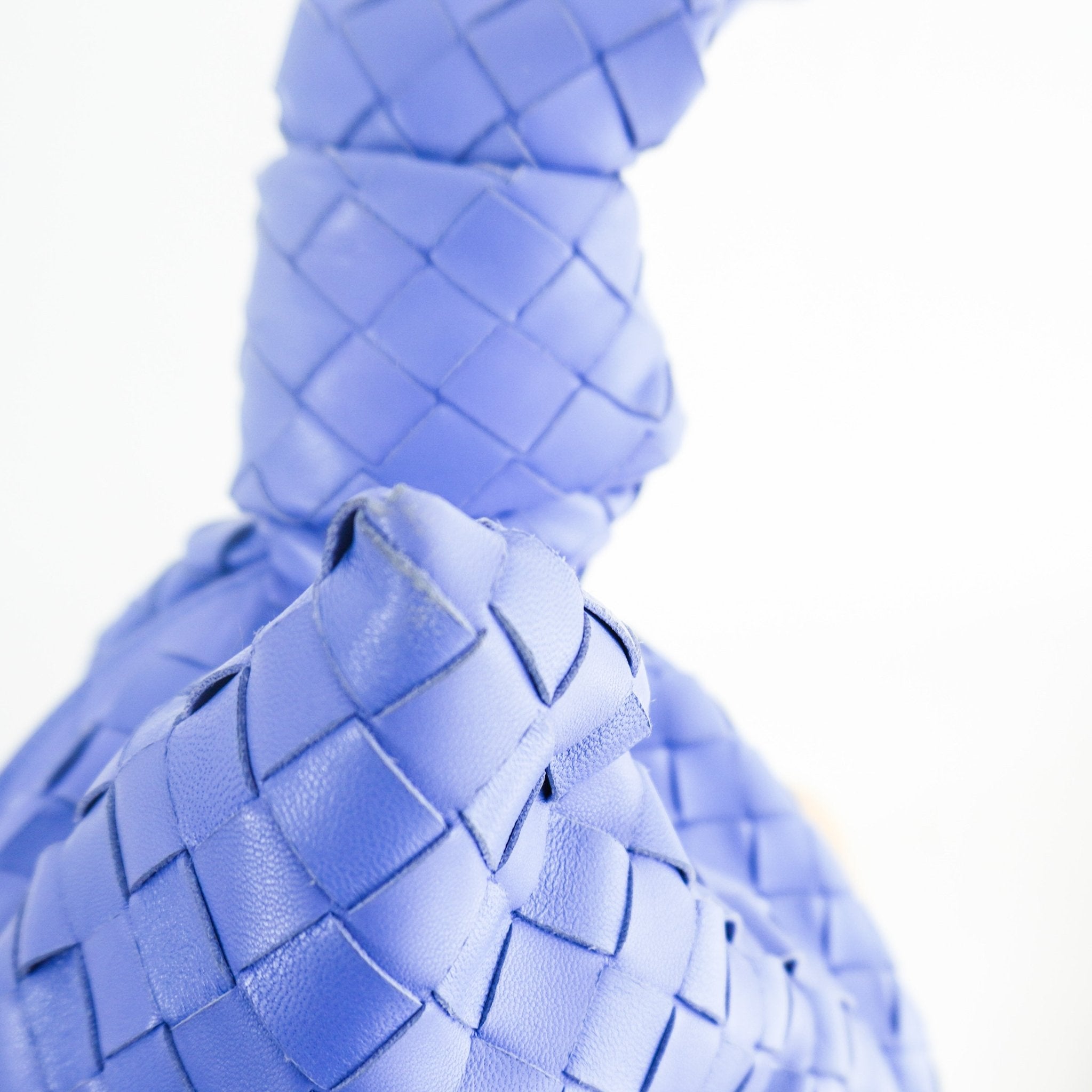 Bottega Veneta Indigo Intrecciato Twist Clutch RRP £2900 | Authentic Preloved - Reloved Again