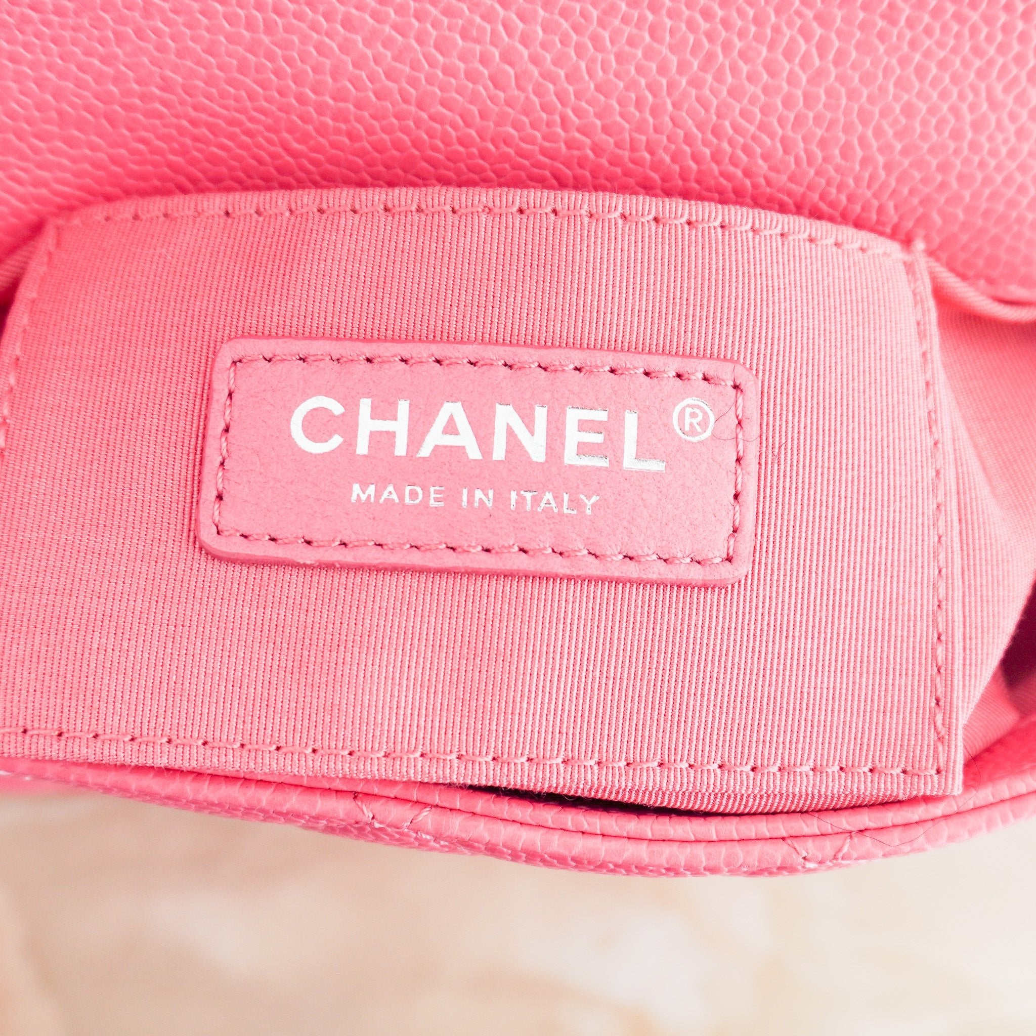 Chanel Caviar Quilted Incognito Mini Square Flap Pink | Authentic Preloved - Reloved Again