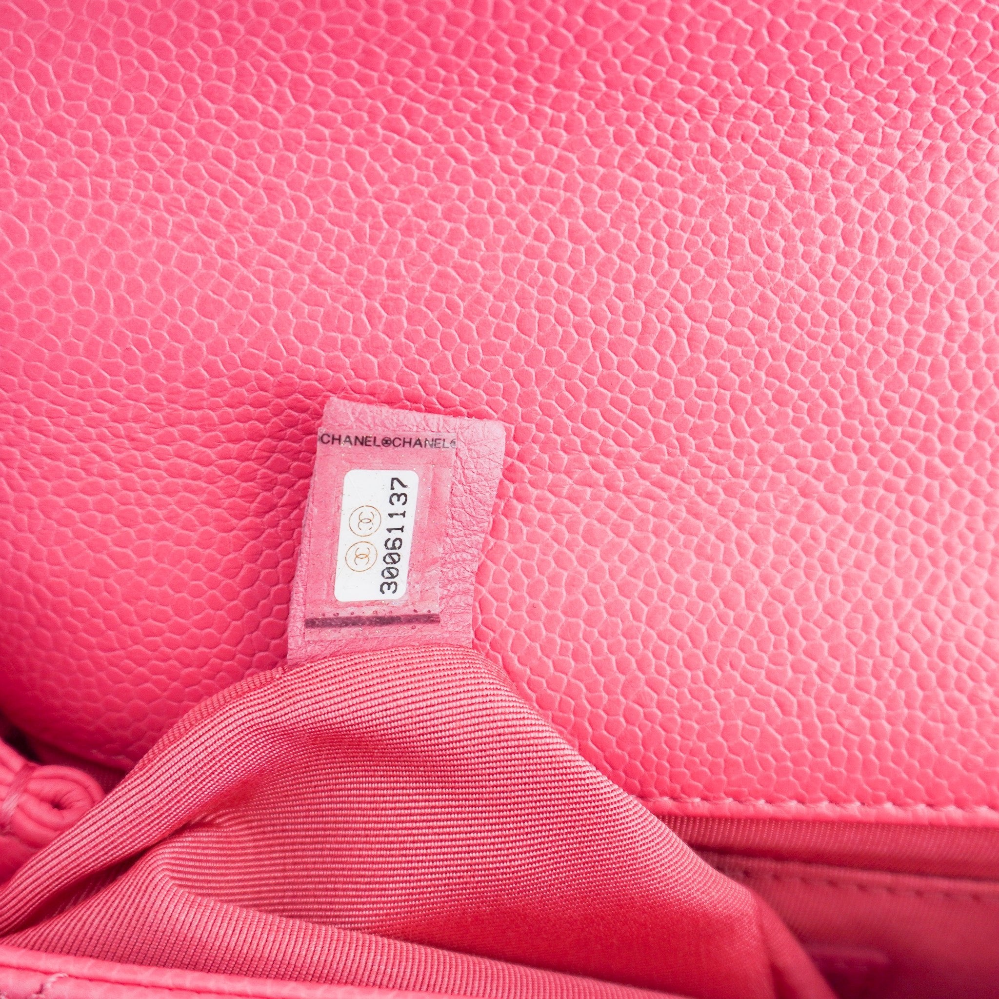 Chanel Caviar Quilted Incognito Mini Square Flap Pink | Authentic Preloved - Reloved Again