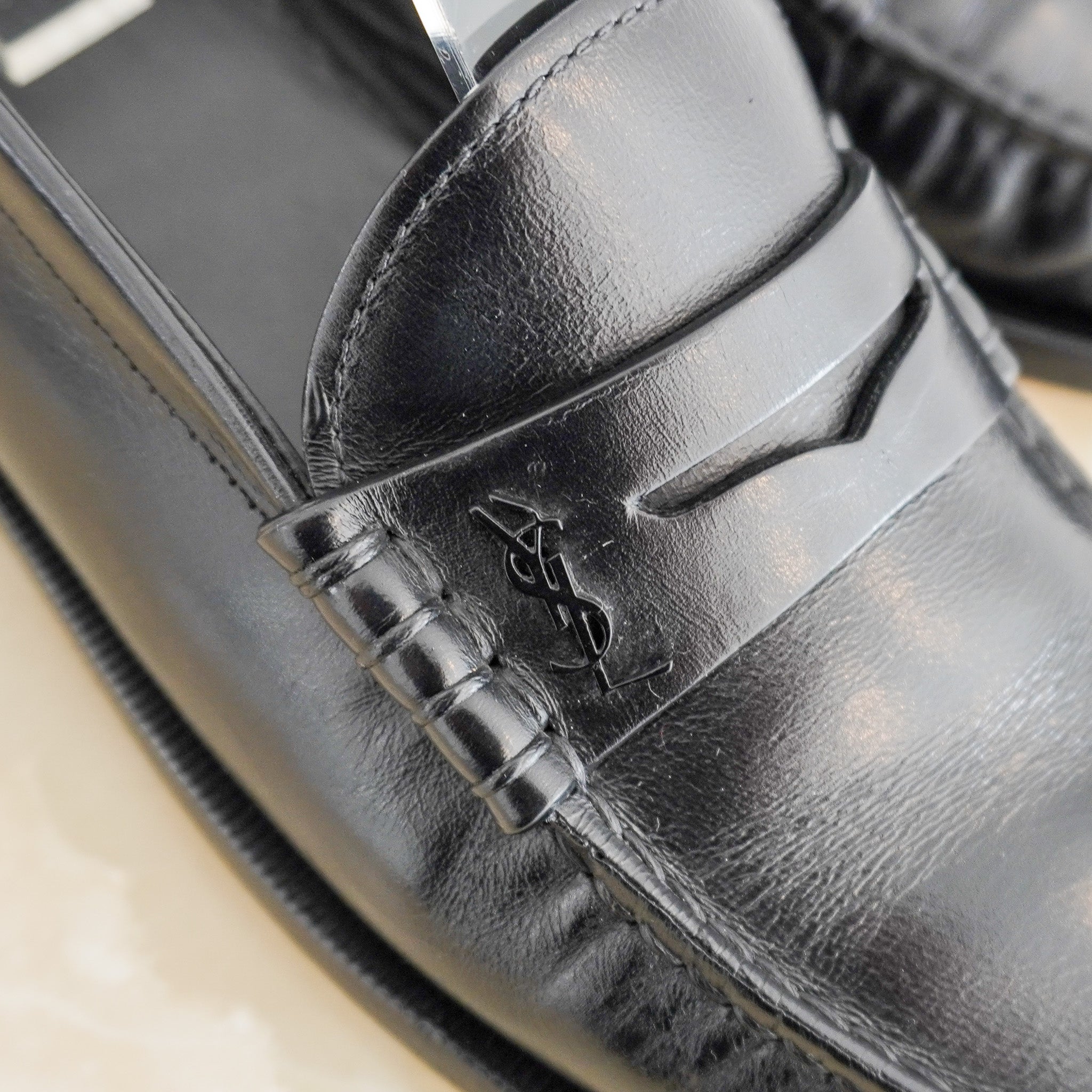 Saint Laurent Penny Loafers in Black (RRP £880) | Authentic Preloved