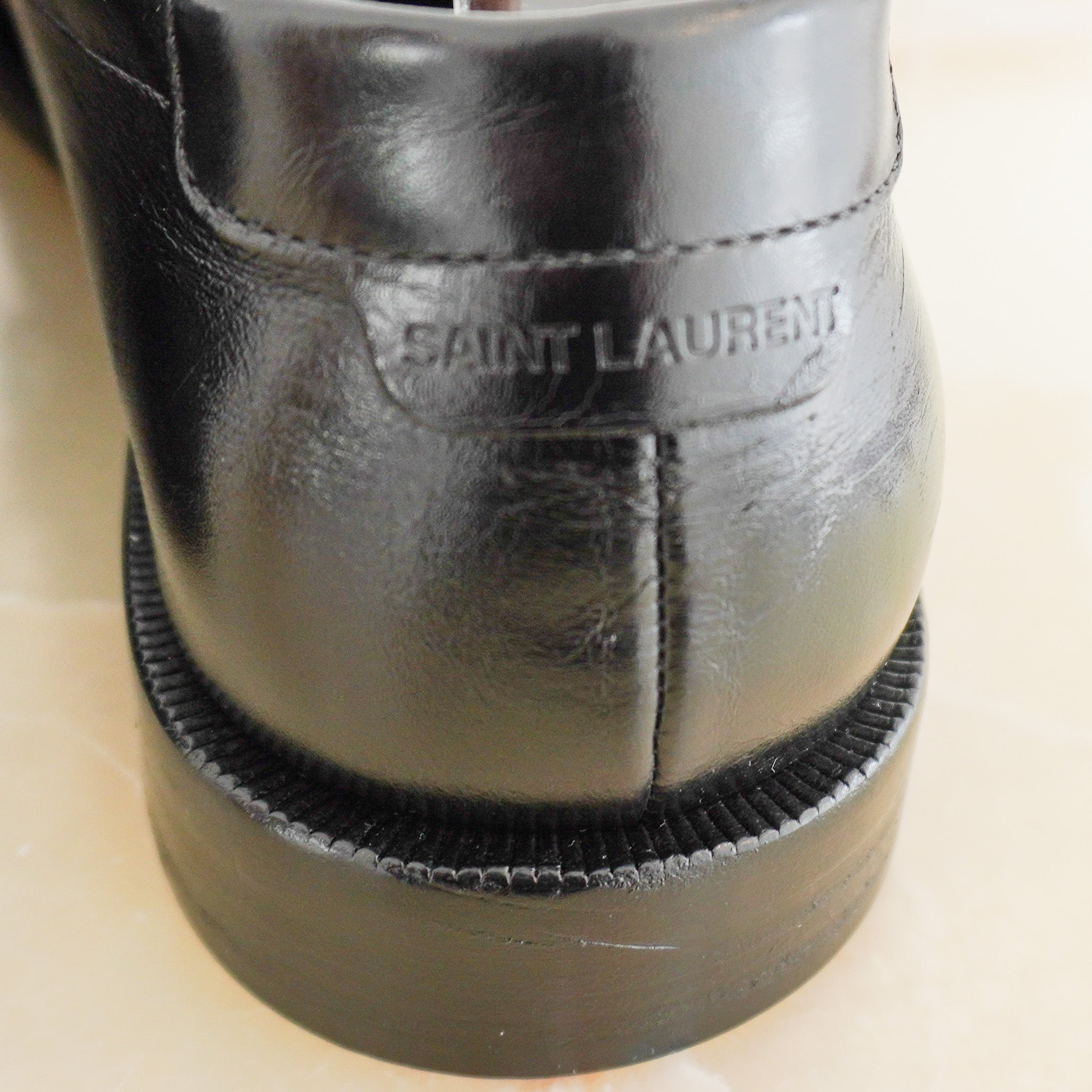Saint Laurent Penny Loafers in Black (RRP £880) | Authentic Preloved