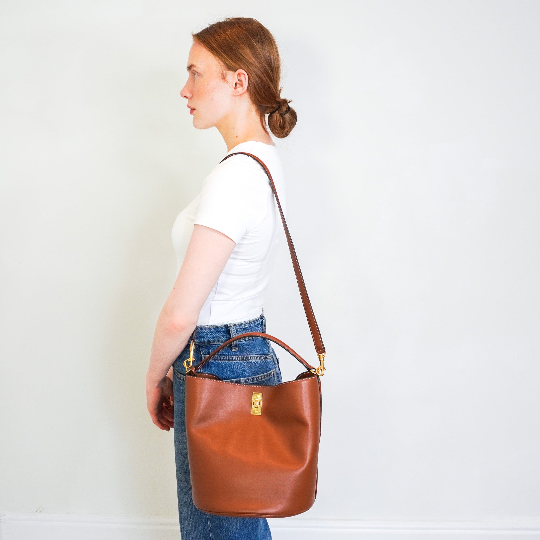 CURRENT SEASON Celine Camillee 16 Soft Bag in Tan RRP £2200 | Authentic Preloved - Reloved Again