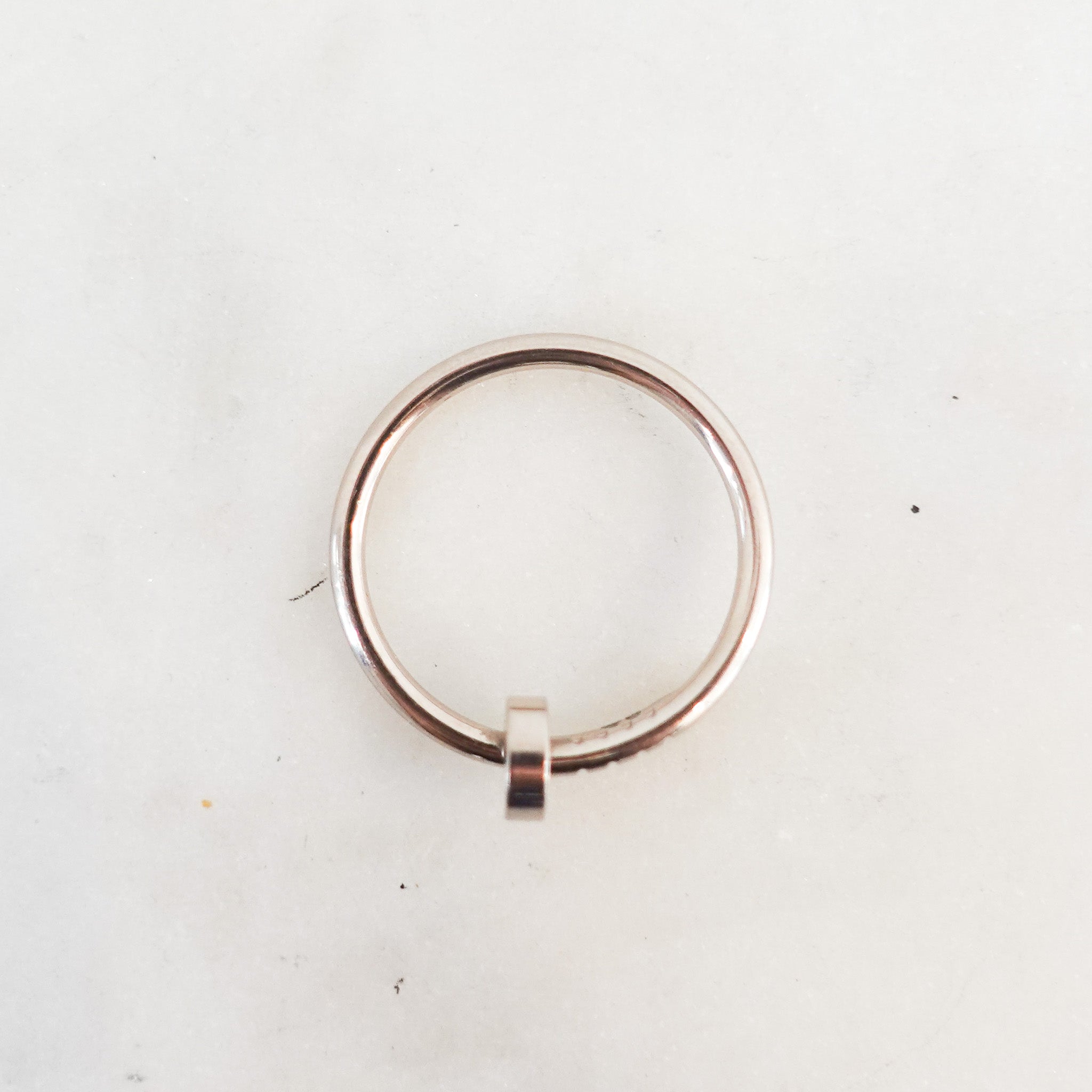 Cartier Juste Un Clou Ring – White Gold Small Model | Authentic Preloved | RRP £1,350 - Reloved Again