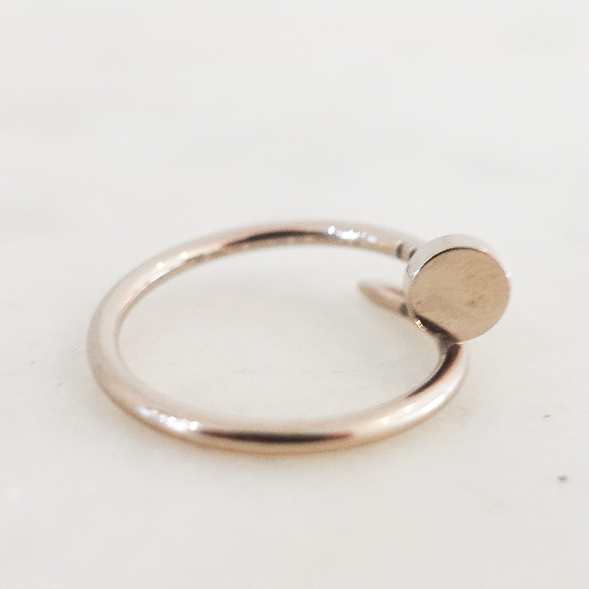 Cartier Juste Un Clou Ring – White Gold Small Model | Authentic Preloved | RRP £1,350 - Reloved Again