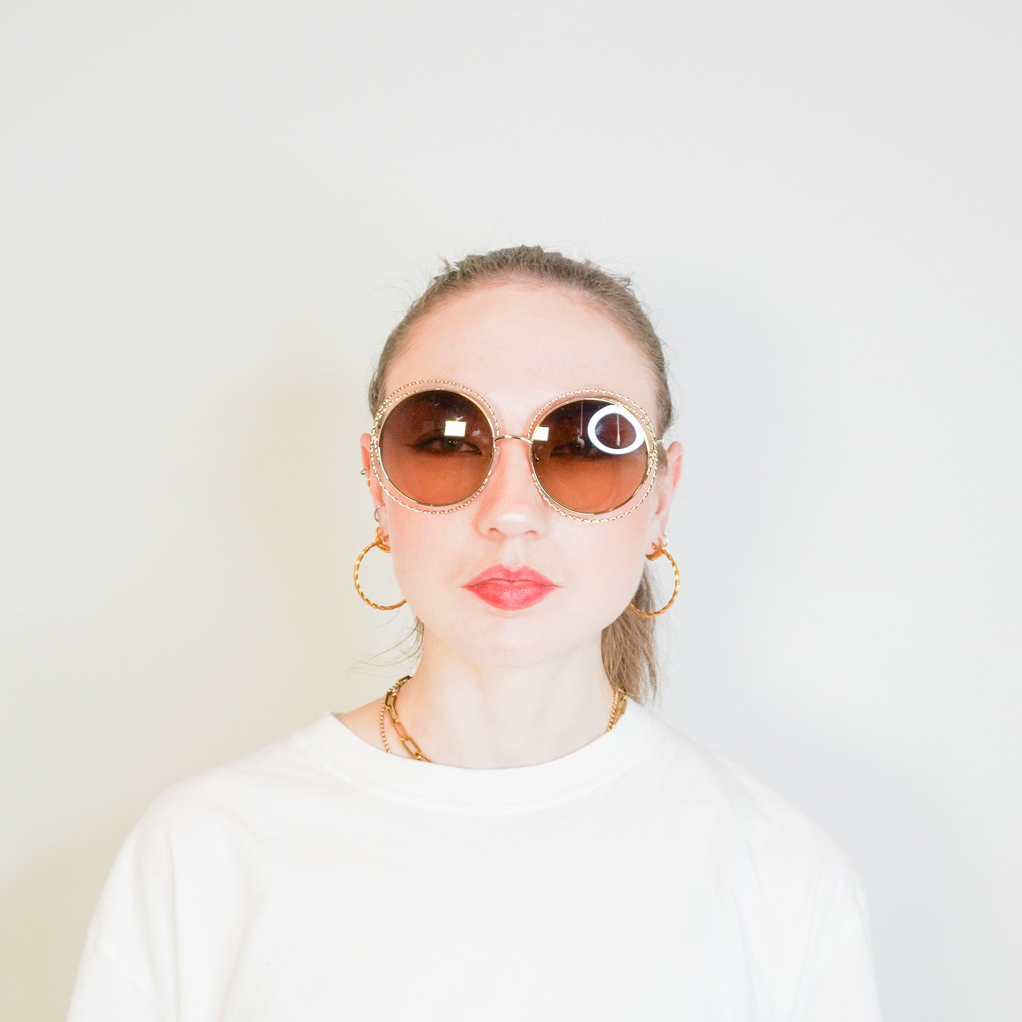 Chloe Round Carlina Sunglasses (RRP £375) | Authentic Preloved
