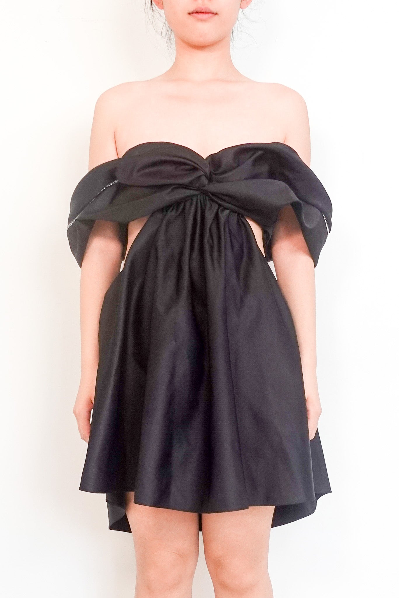 AREA Black mini dress RRP £800
