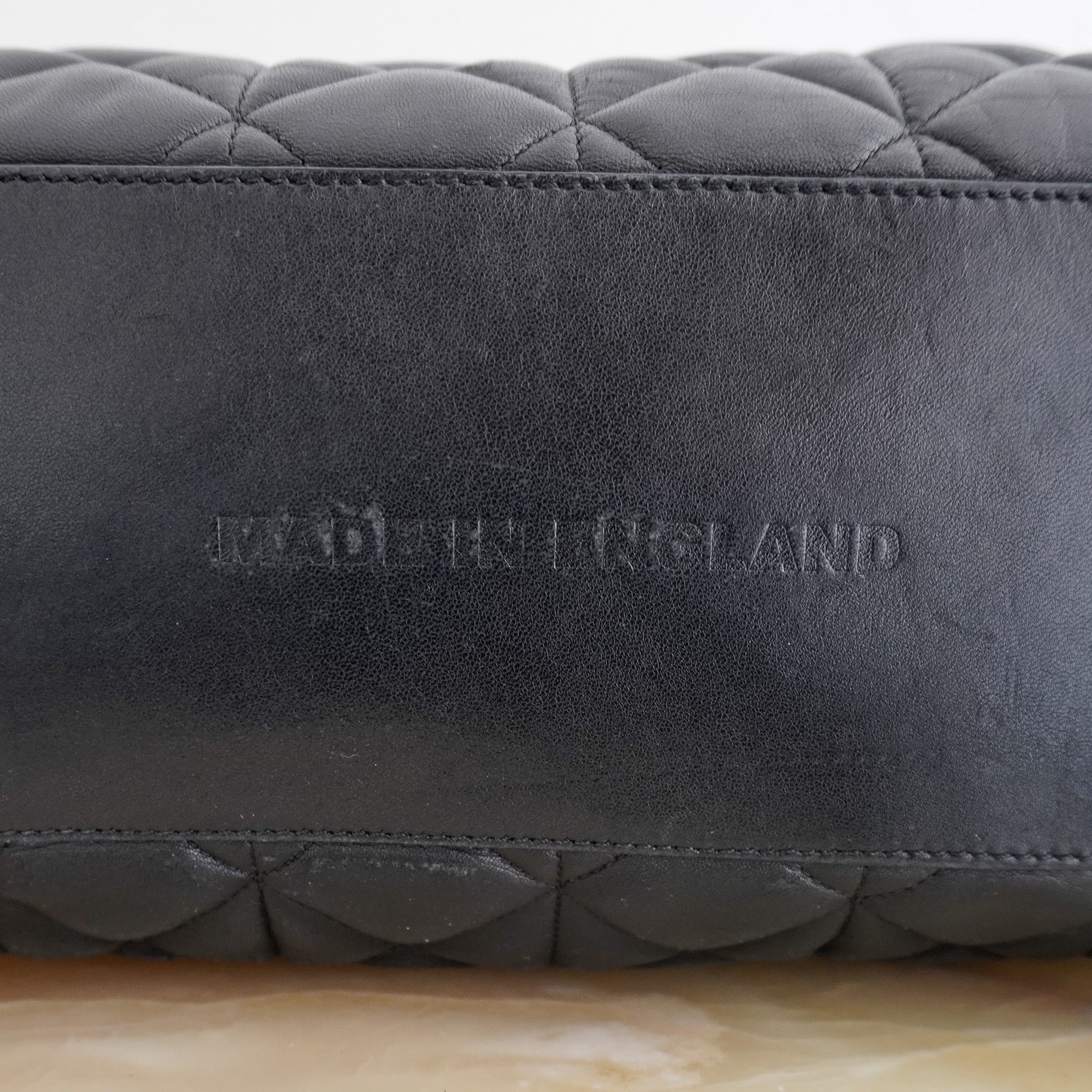 Mulberry Black Cara Delevigne Quilted Leather Backpack (RRP £695) | Authentic Preloved