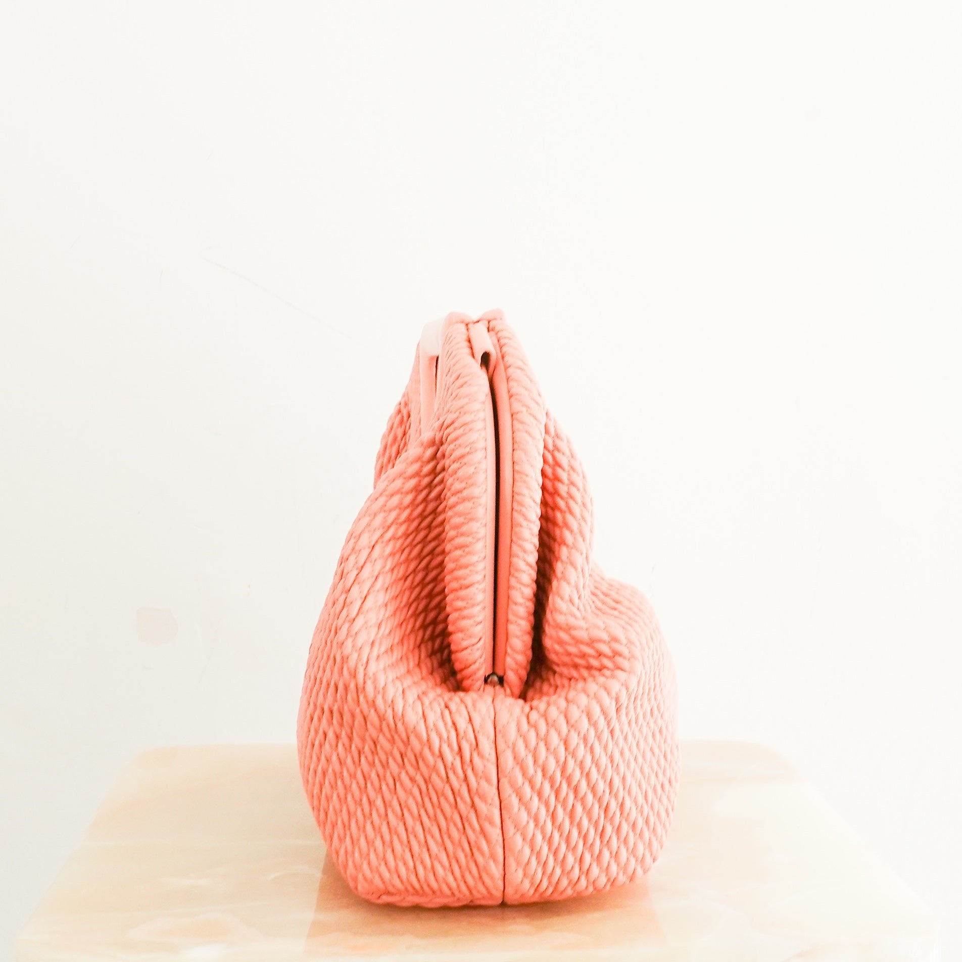 Bottega Veneta Peachy Quilted Leather Medium Point Shoulder Bag RRP £1.4K - Final Sale | Authentic and Preloved - Reloved Again