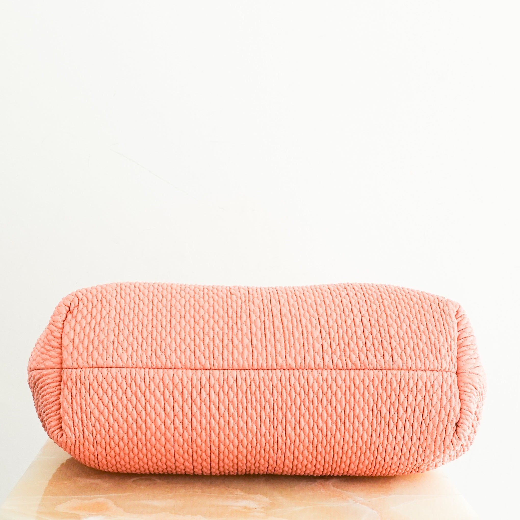 Bottega Veneta Peachy Quilted Leather Medium Point Shoulder Bag RRP £1.4K - Final Sale | Authentic and Preloved - Reloved Again