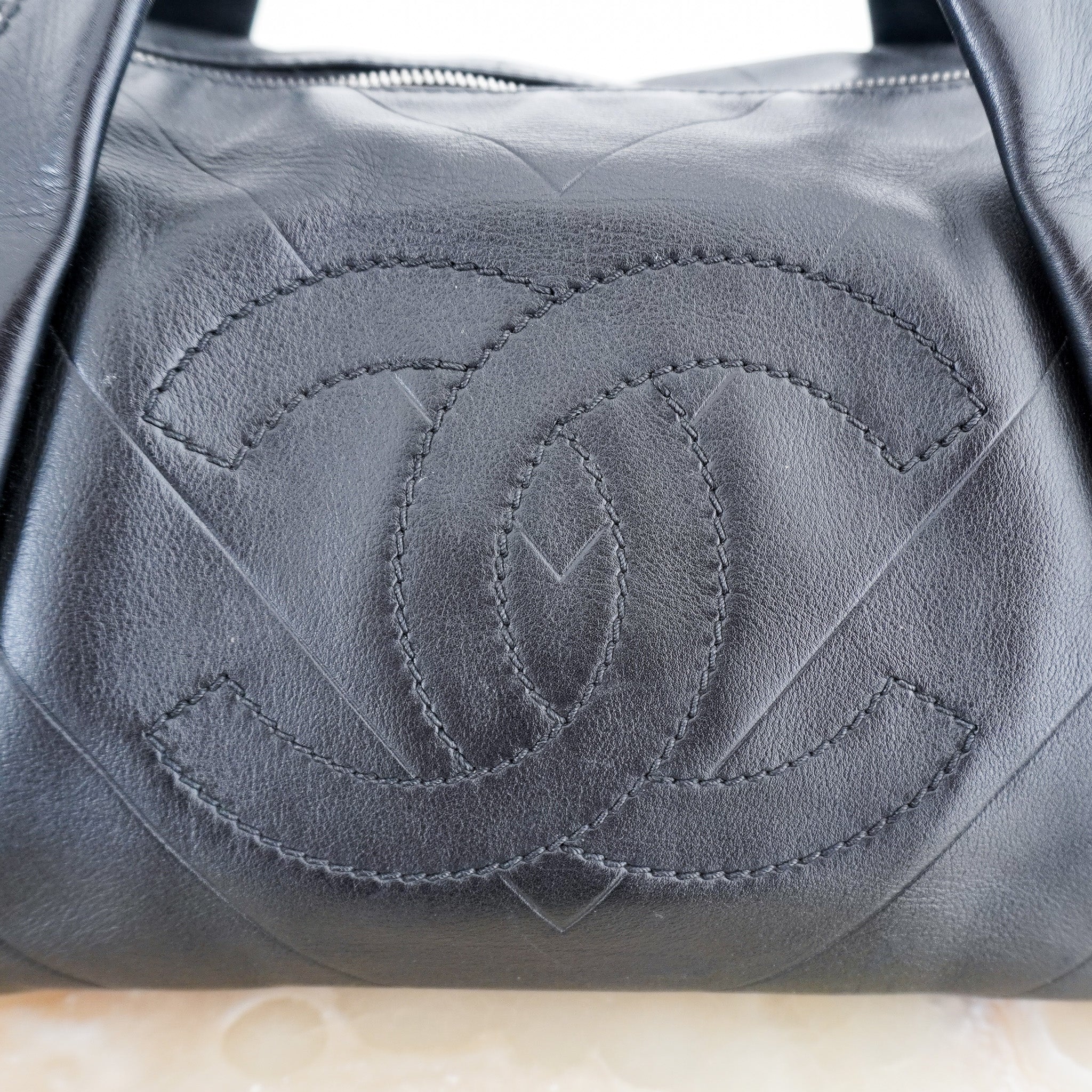 Chanel Timeless Boston Bag in Black | Authentic Preloved