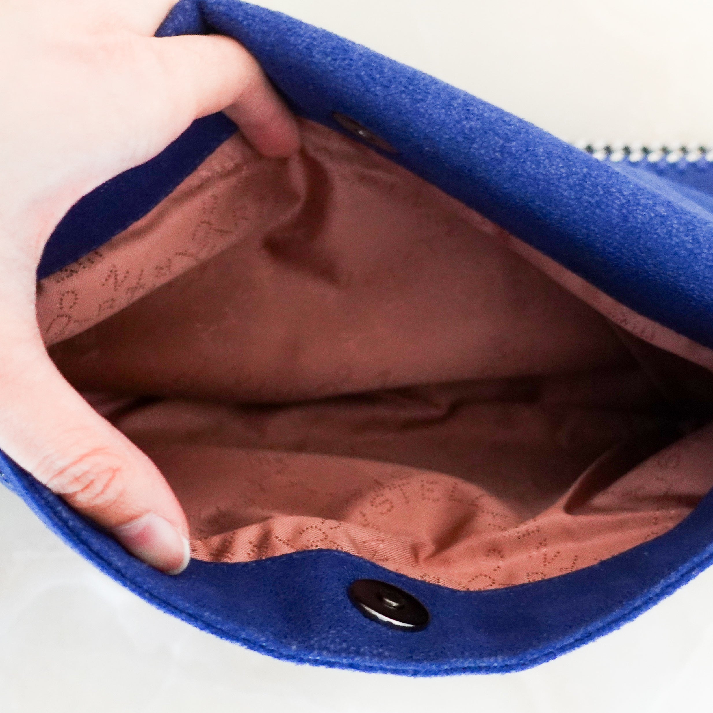 Stella McCartney Blue Falabella Bifold Clutch RRP £500 | Authentic Preloved