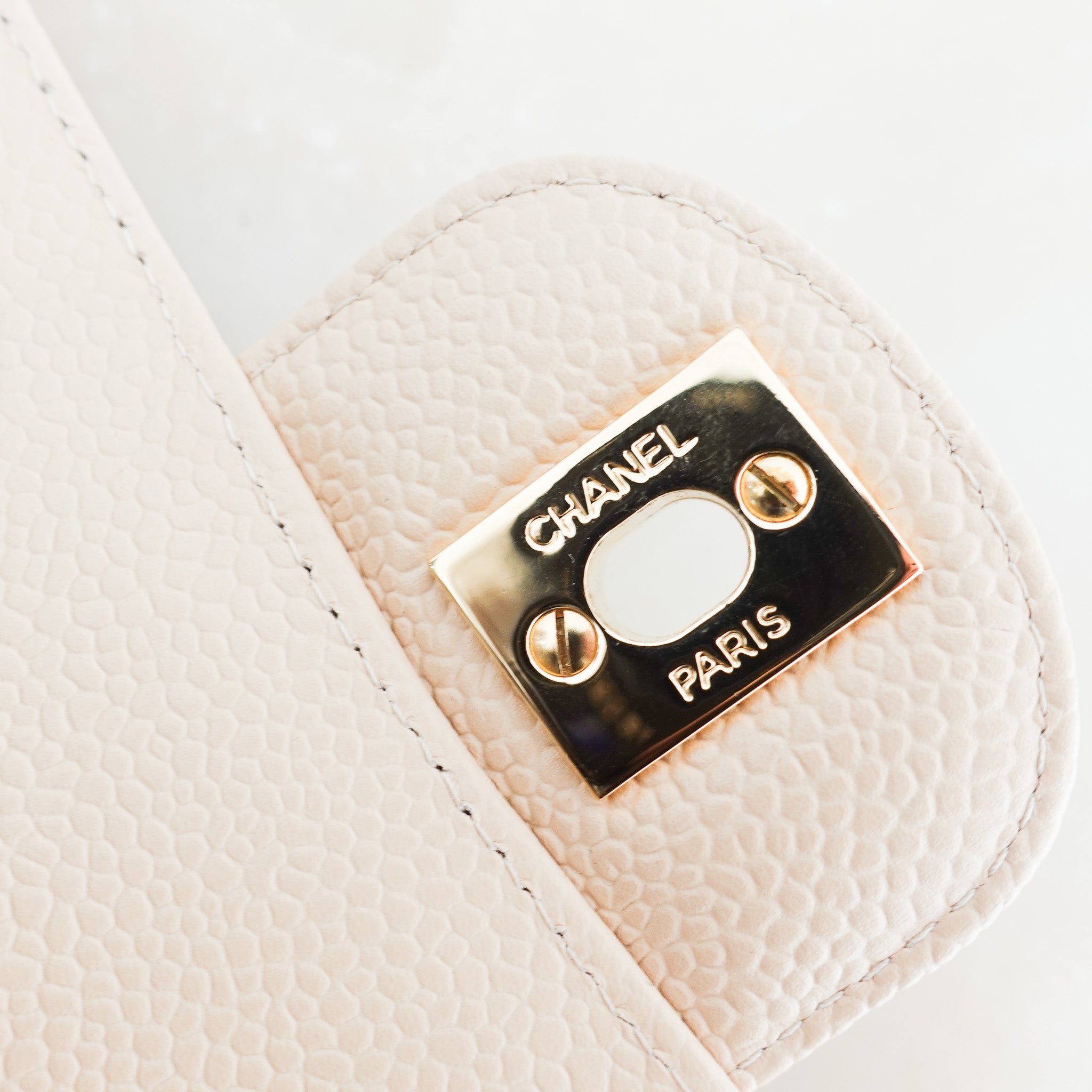 Chanel Caviar Medium Double Flap Beige Bag RRP £10500 | Authentic Preloved - Reloved Again