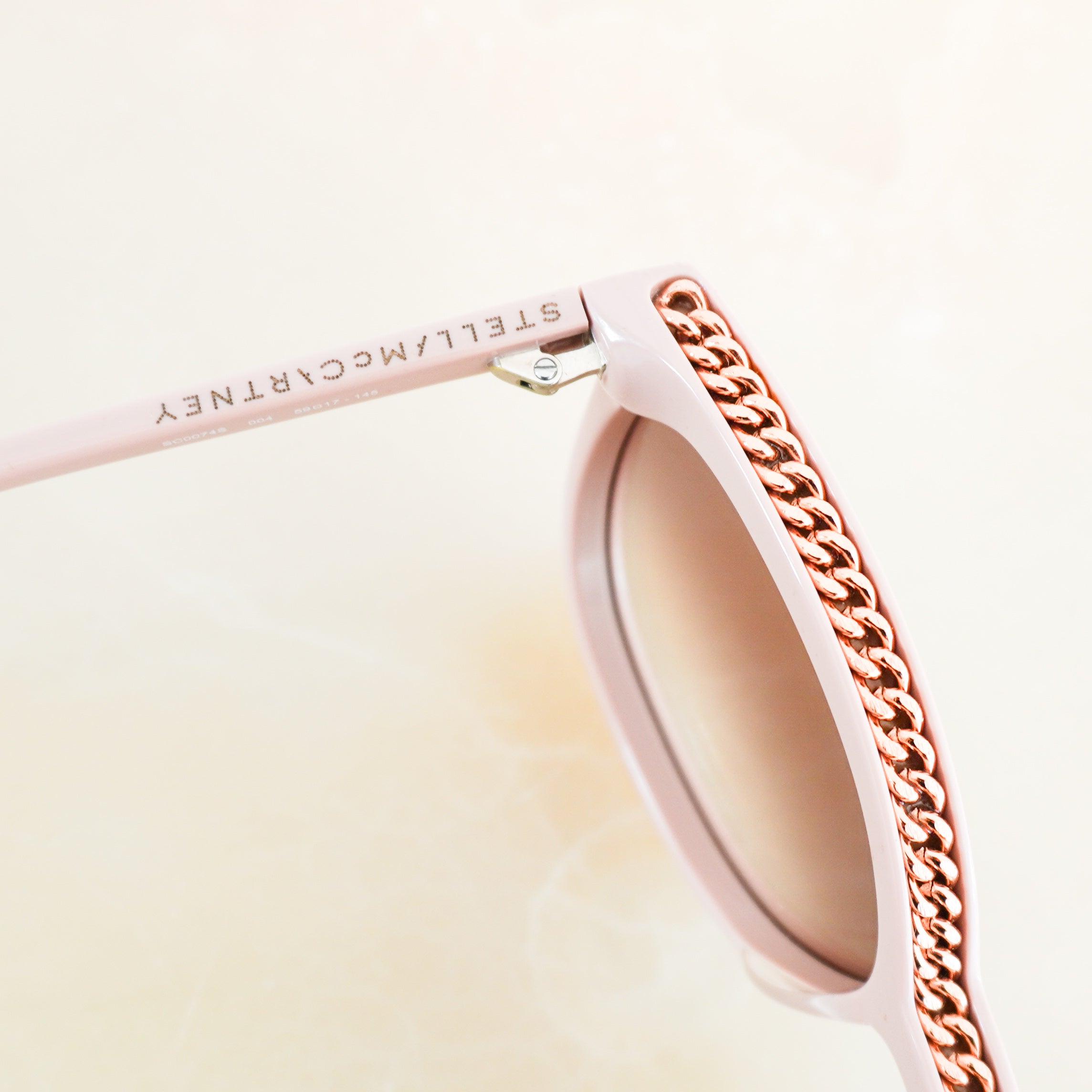 Stella McCartney Pink Falabella Chain Sunglasses RRP £385 | Authentic Preloved FINAL SALE