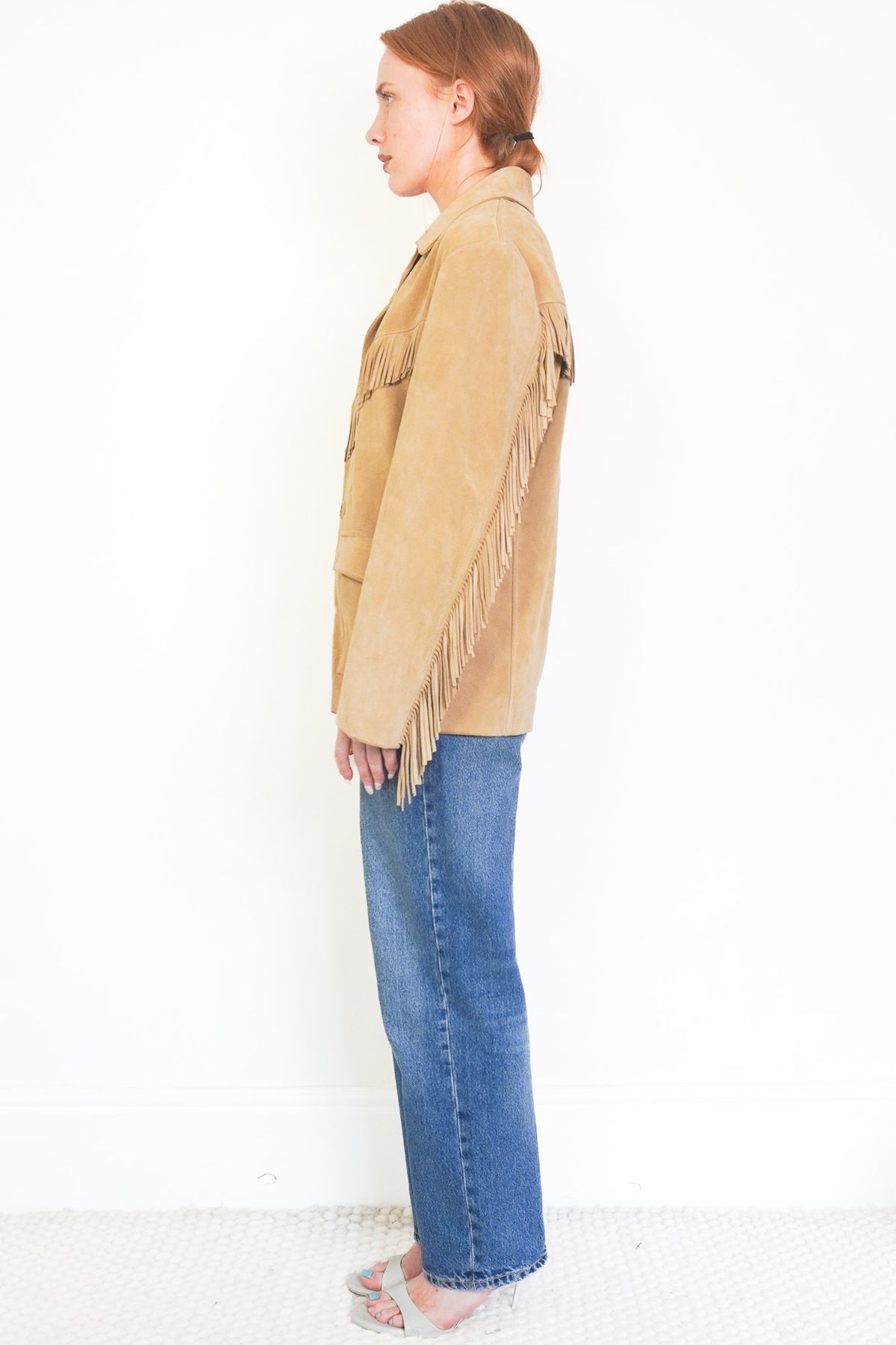 Nili Lotan Suede Jacket S (RRP £2970) | Authentic Preloved
