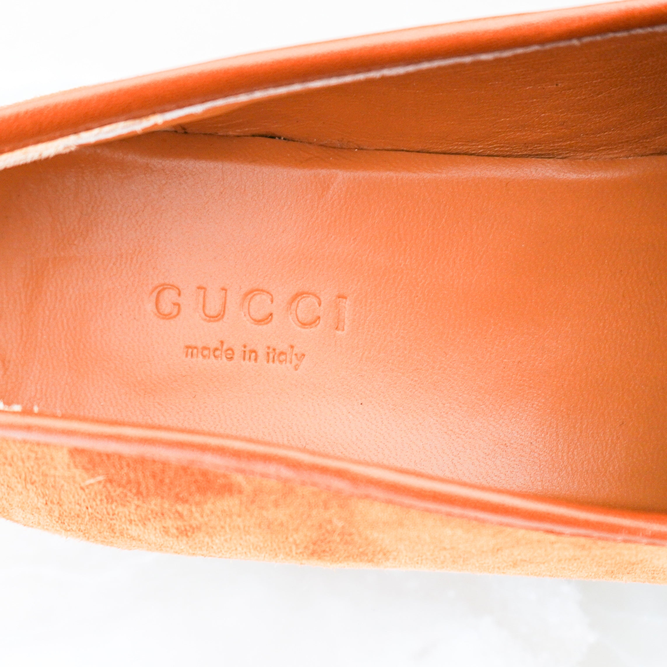 Gucci Horsebit Suede Cashmere Jordan Loafers in Blondie RRP £870 | Authentic Preloved