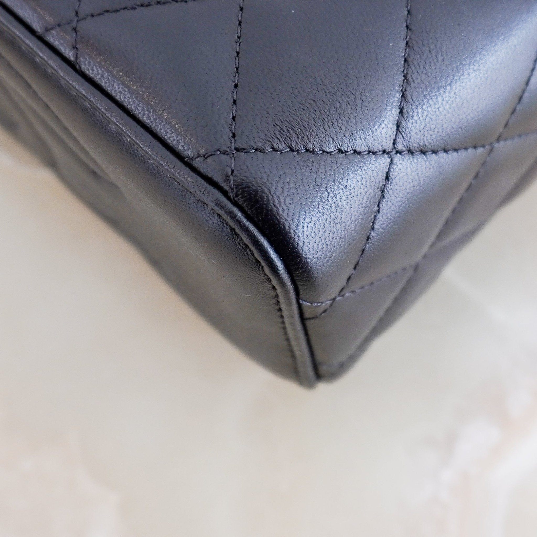Chanel Black Quilted Vanity Case in Lambskin (RRP £3500) | Authentic Preloved - Reloved Again