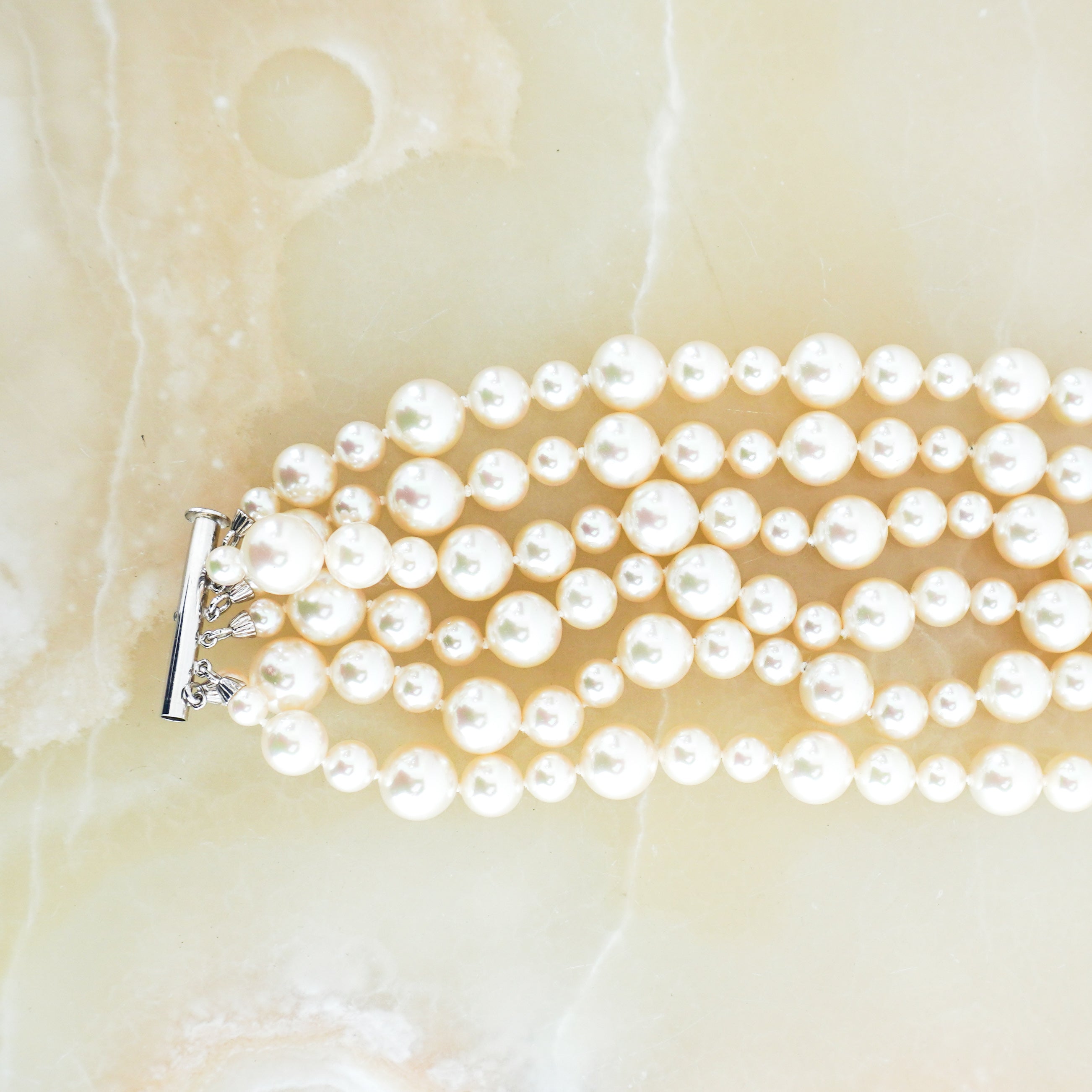 Unbranded Multi-Strand Pearl Bracelet | Authentic Preloved FINAL SALE