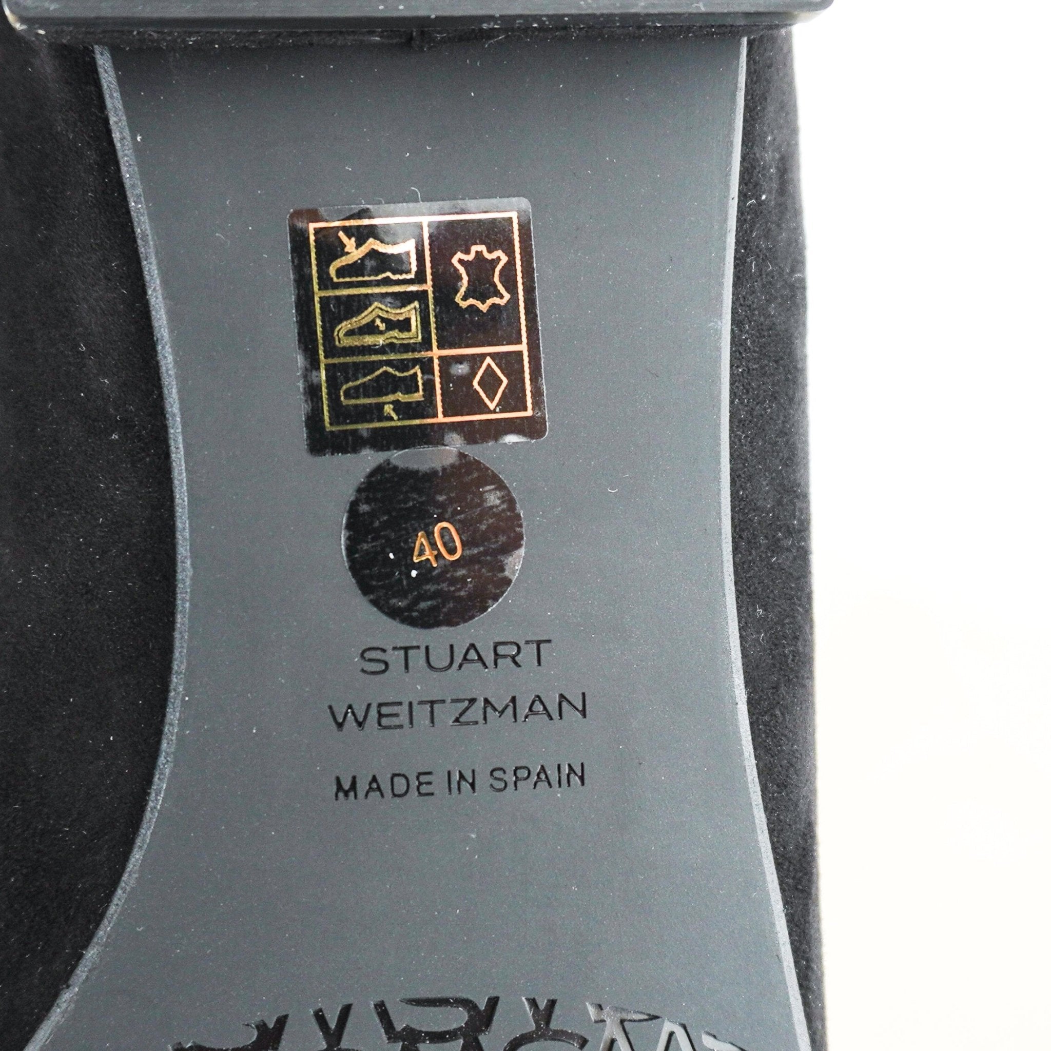 NEW Stuart Weitzman Black Sleek Bow Ballet Flats RRP £128 | Authentic Preloved - Reloved Again