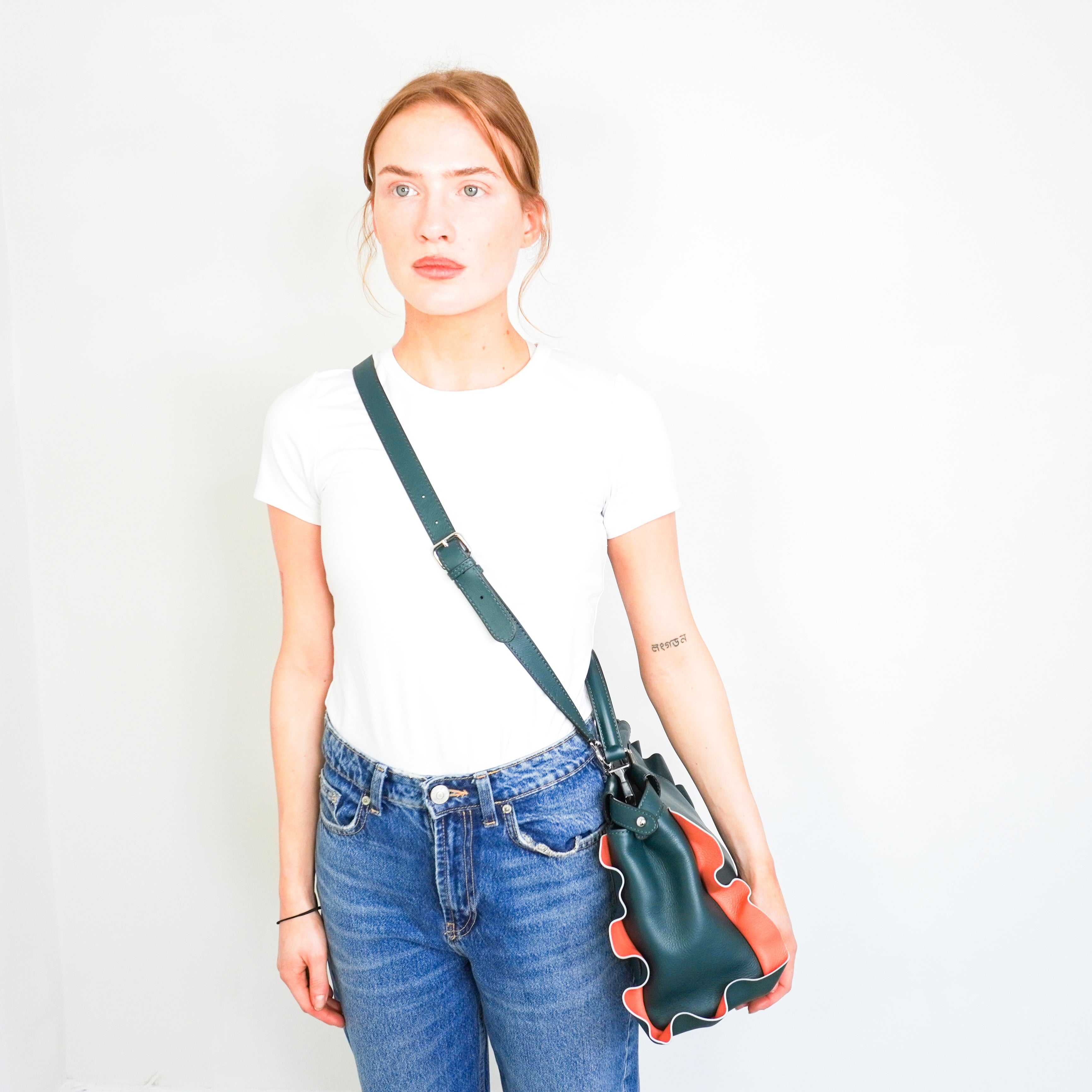 Fendi Medium Peekaboo Wave Bag in Teal RRP £3000 | Authentic Preloved