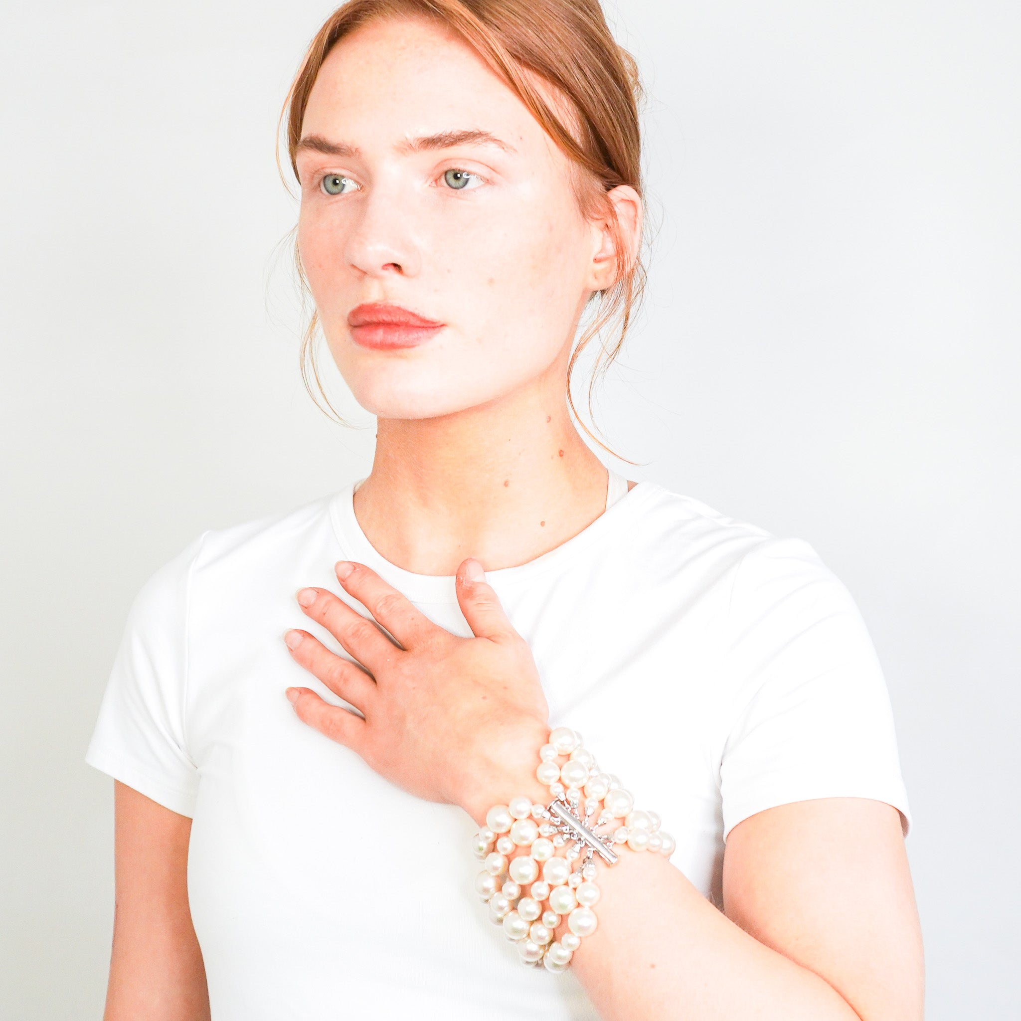 Unbranded Multi-Strand Pearl Bracelet | Authentic Preloved FINAL SALE