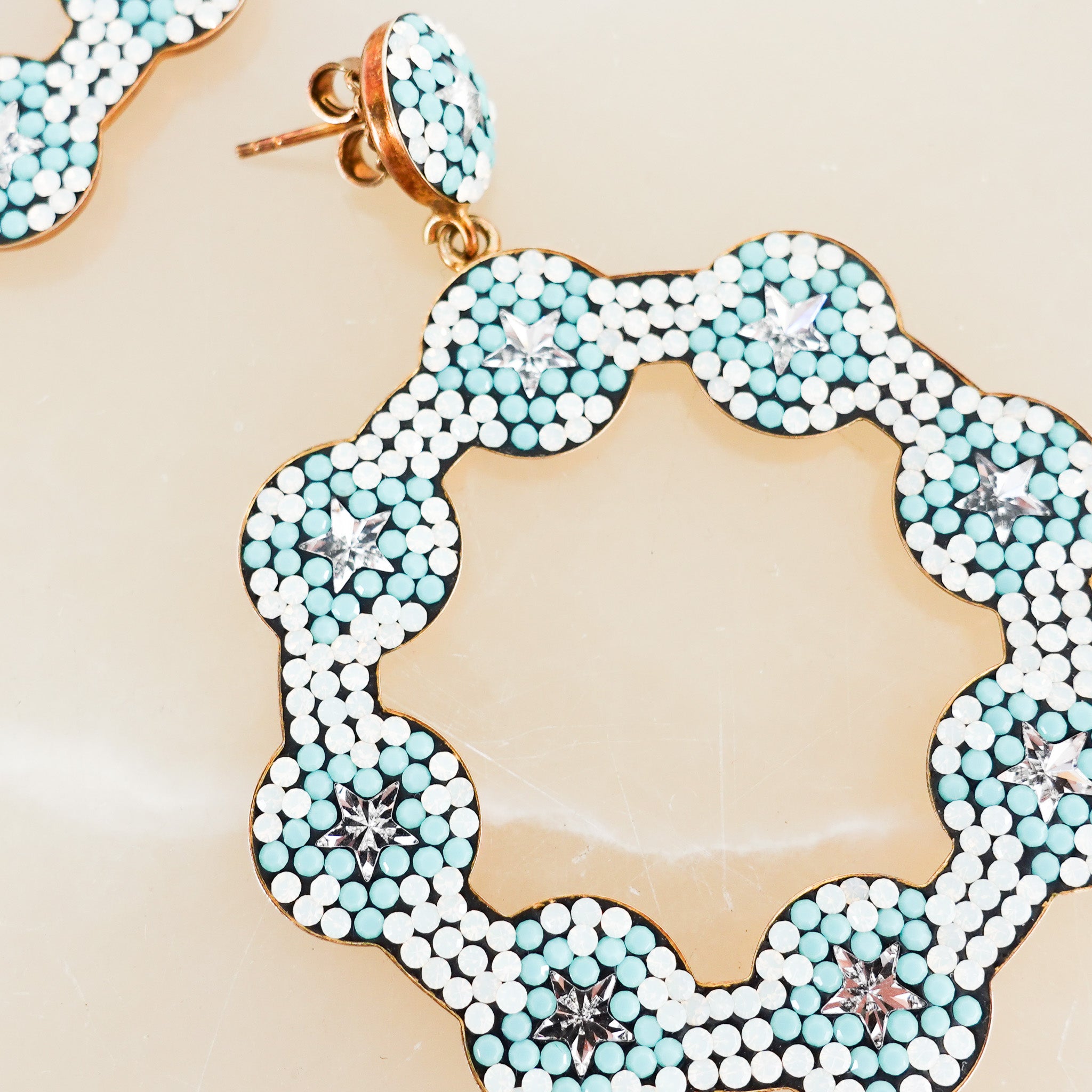 Soru Beaded Hoop Earrings | Authentic Preloved - Reloved Again