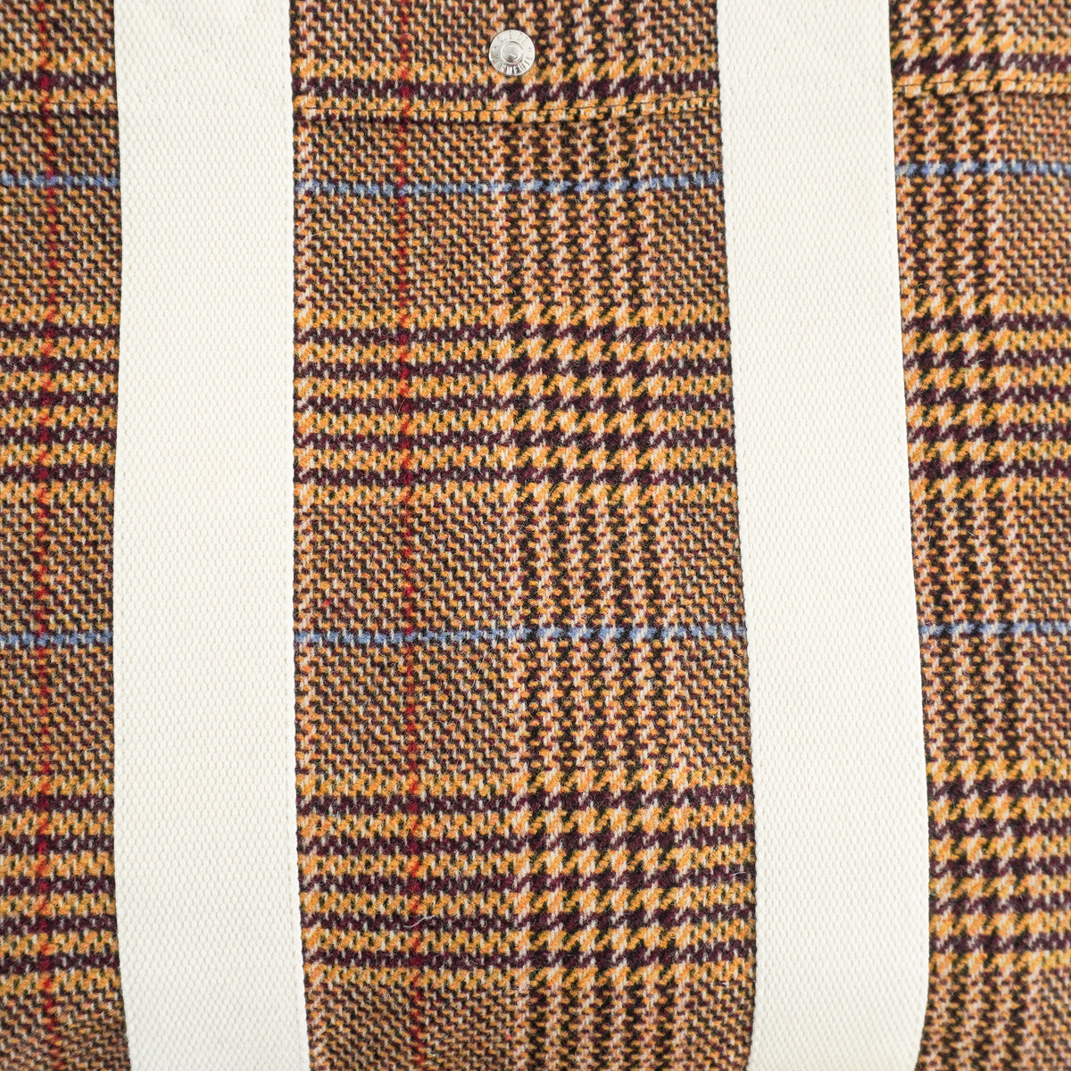 Rue de Verneuil Checked Wool Tote Bag (RRP £950) | Authentic Preloved