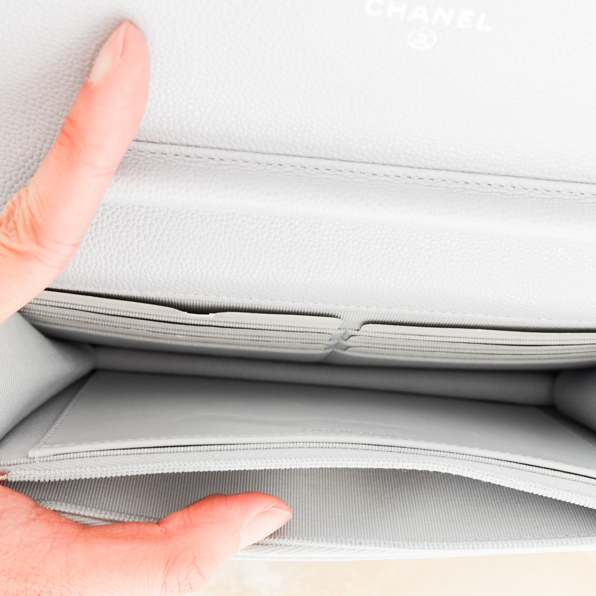 RARE Chanel Caviar Leather WOC Wallet On Chain RRP £4000 | Authentic Preloved - Reloved Again