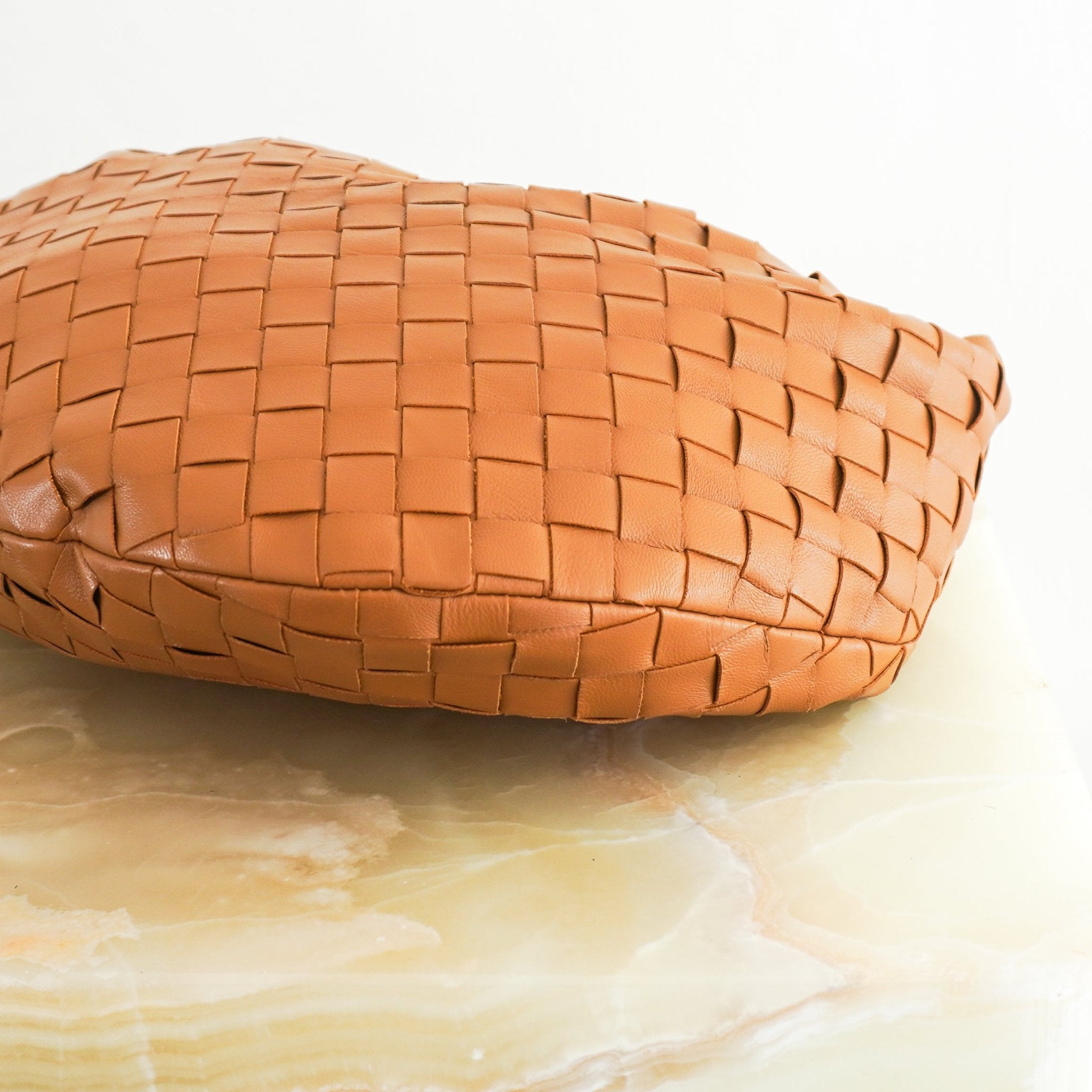 Bottega Veneta Teen Jodie Bag in Camel RRP £2840 | Authentic Preloved - Reloved Again