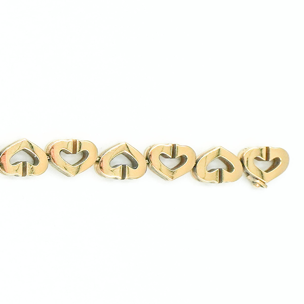 Cartier C Heart Link Bracelet Gold RRP £11,400 | Authentic Preloved