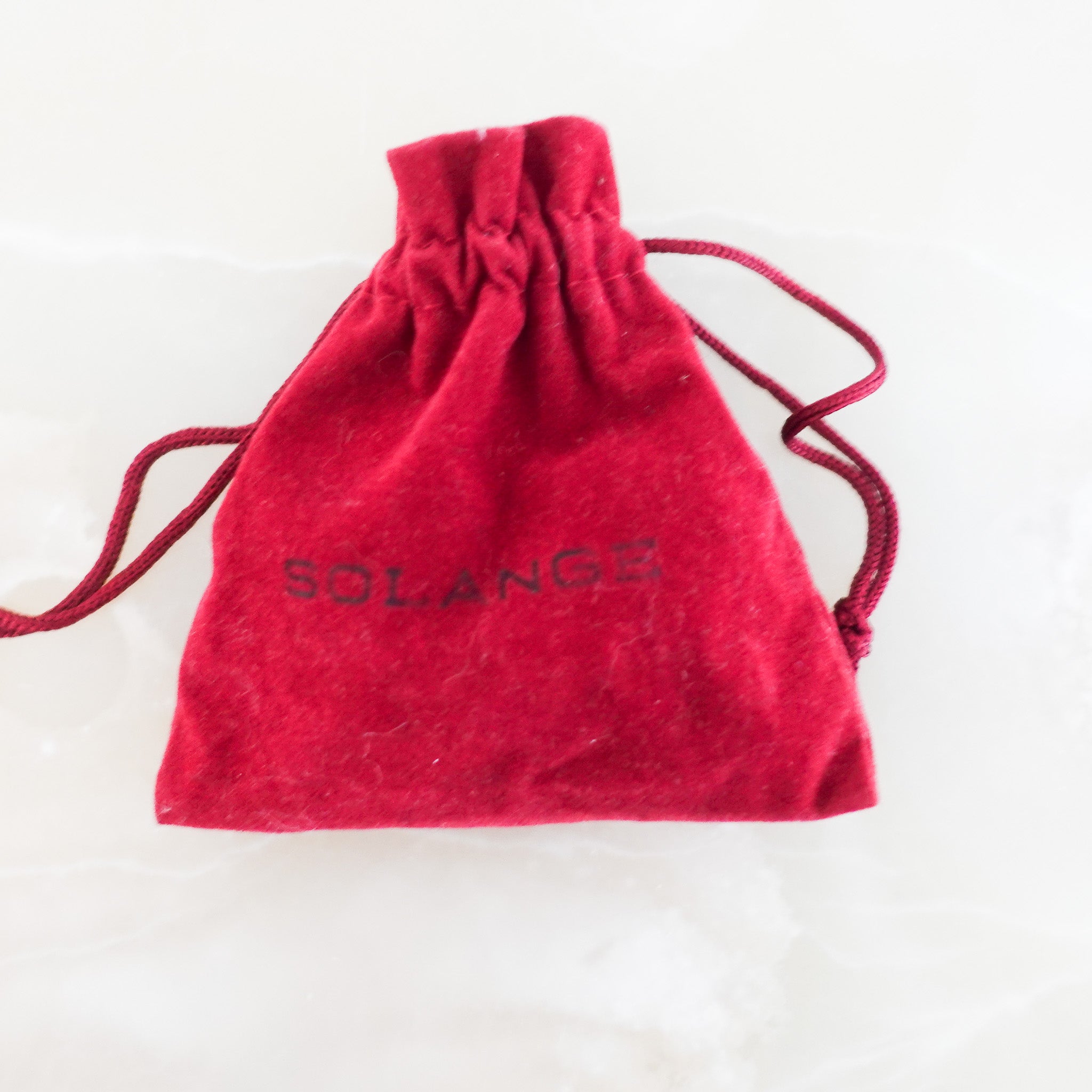 Solange Hotlips Ring Glitter Black RRP £315 | Authentic Preloved