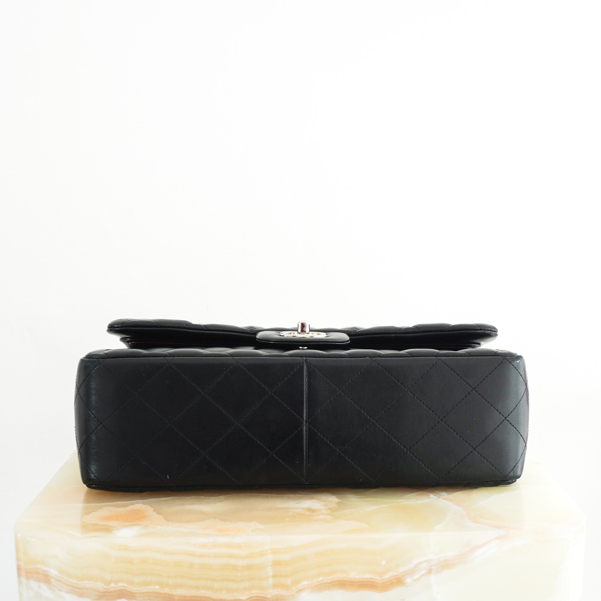 Chanel Jumbo Lambskin Double Flap in Black RRP £10000 | Authentic Preloved - Reloved Again