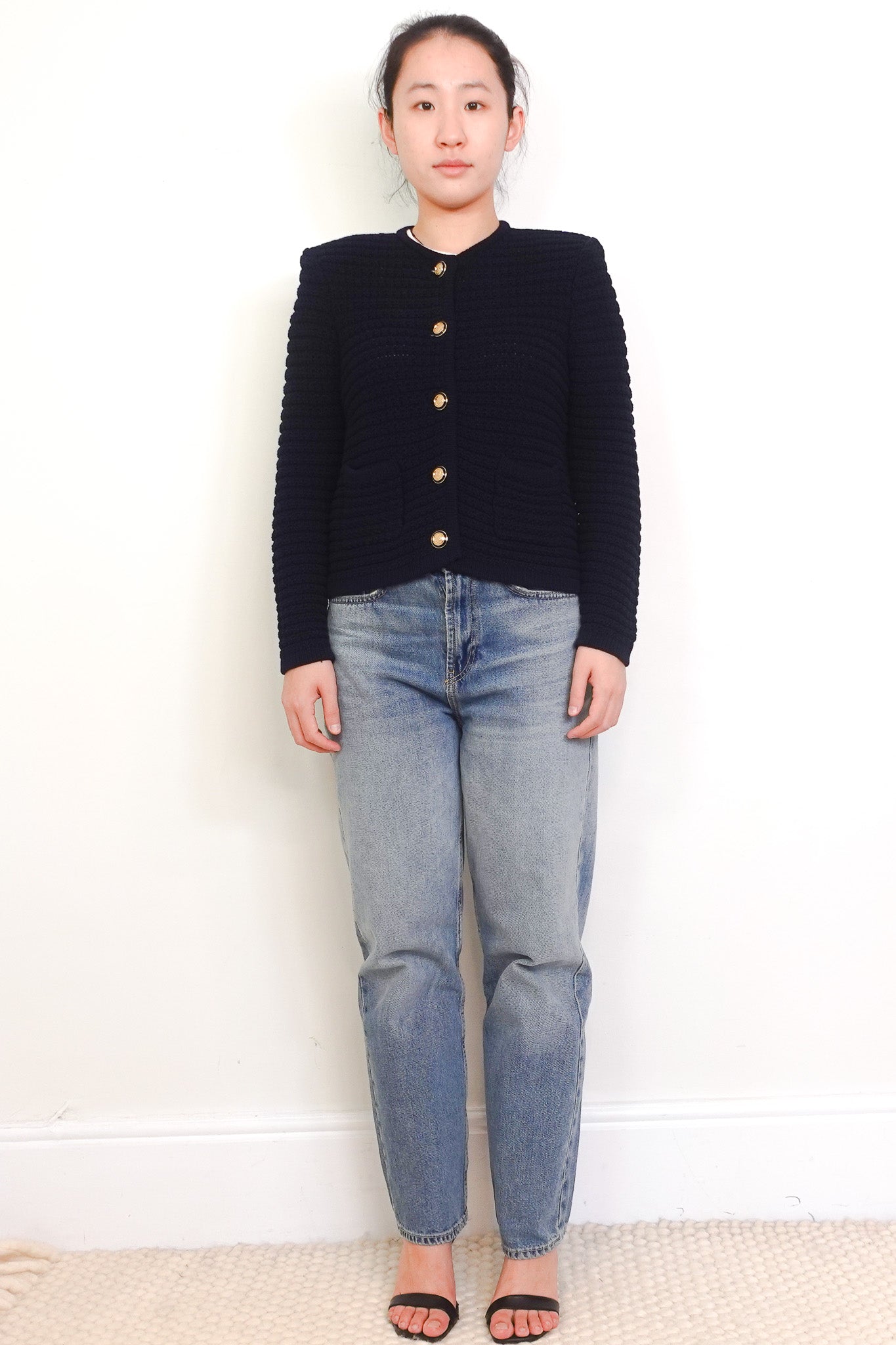 BA&SH Navy Blue Lady Cardigan RRP £170 | Authentic Preloved