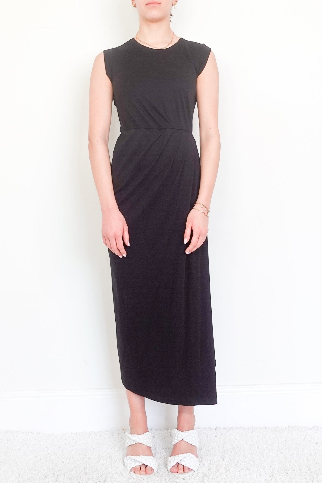 Club Monaco Black maxi dress RRP £130 - Reloved Again