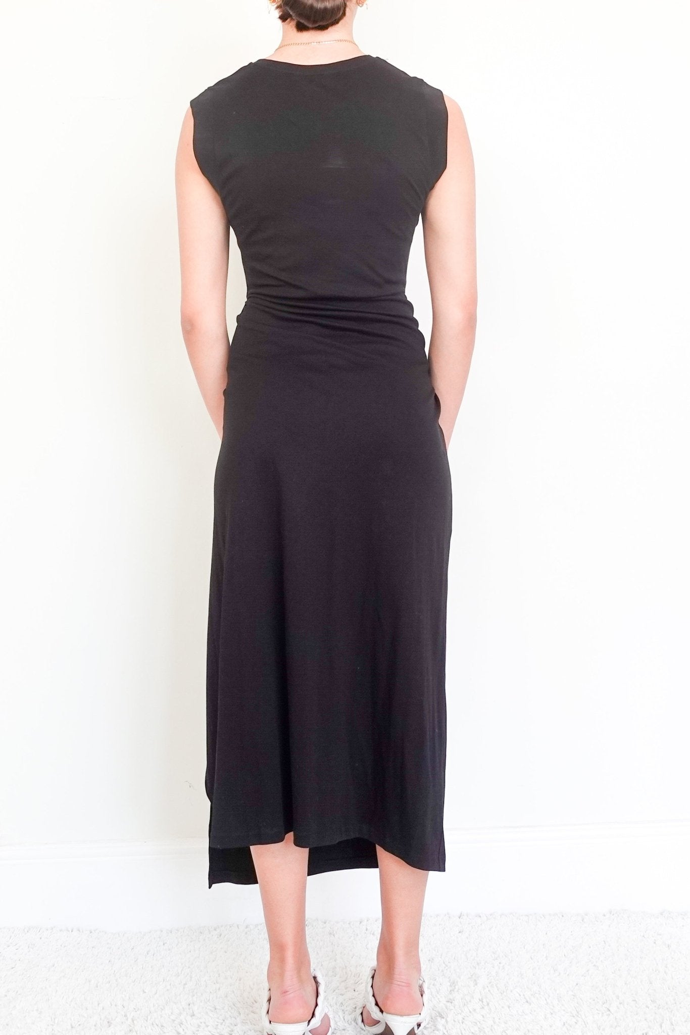 Club Monaco Black maxi dress RRP £130 - Reloved Again