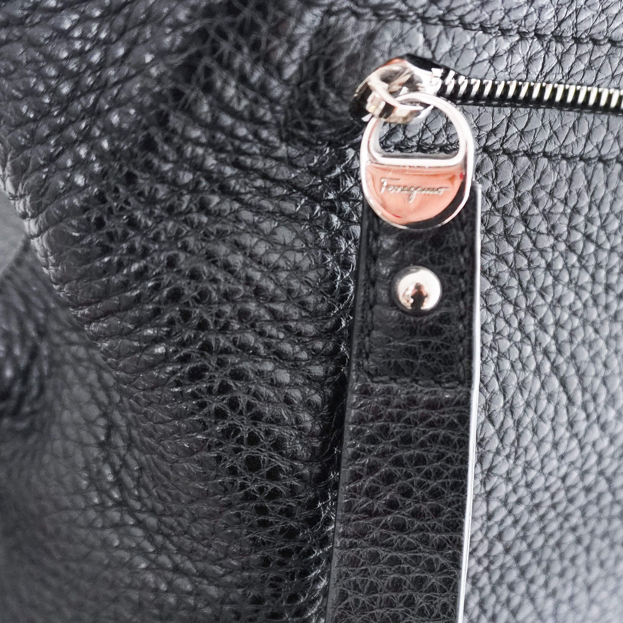 Salvatore Ferragamo Black Sofia Two - Way Bag with Crossbody Strap RRP £1400 | Authentic Preloved - Reloved Again