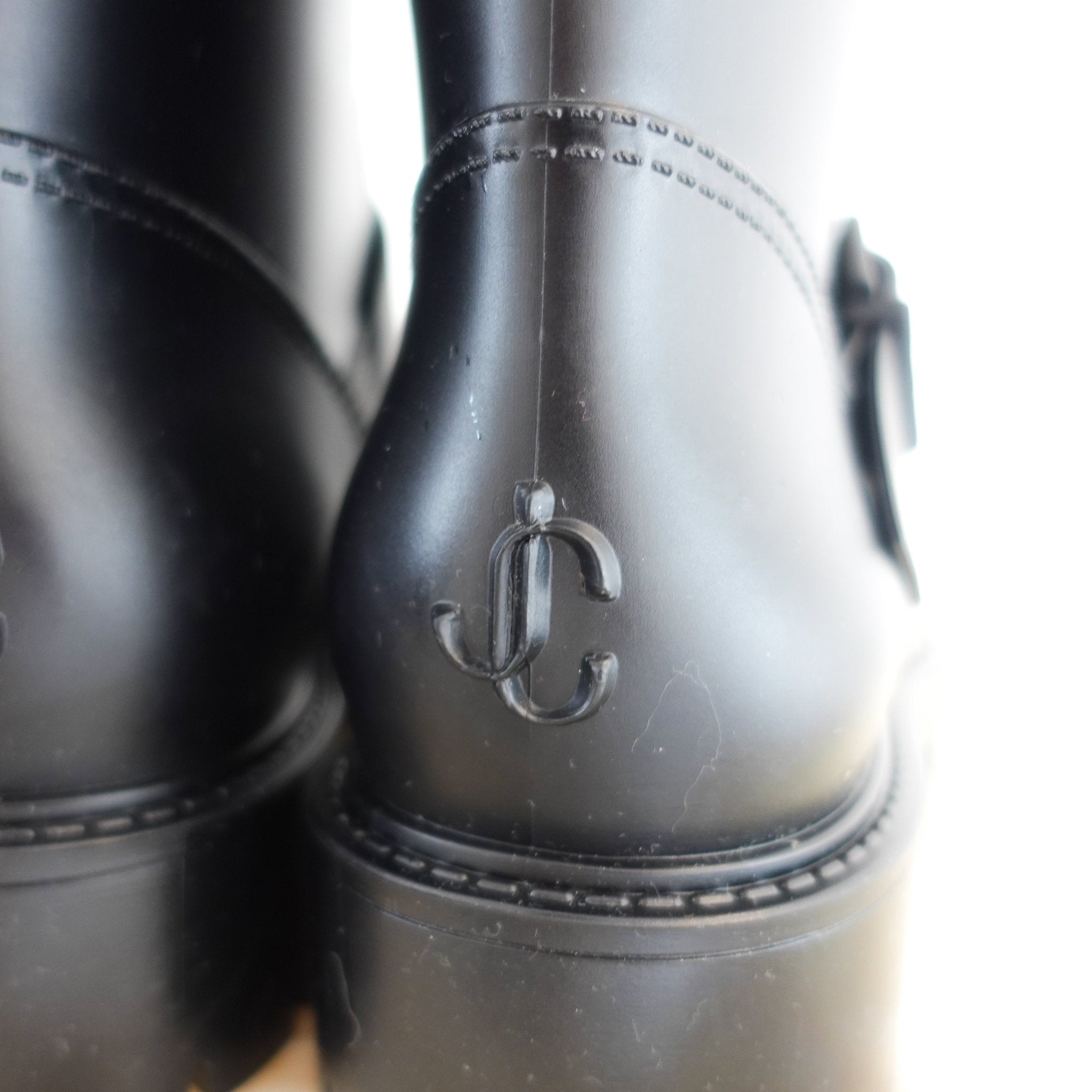 NEW Jimmy Choo Yael Rain Boots RRP £330 | Authentic Preloved - Reloved Again
